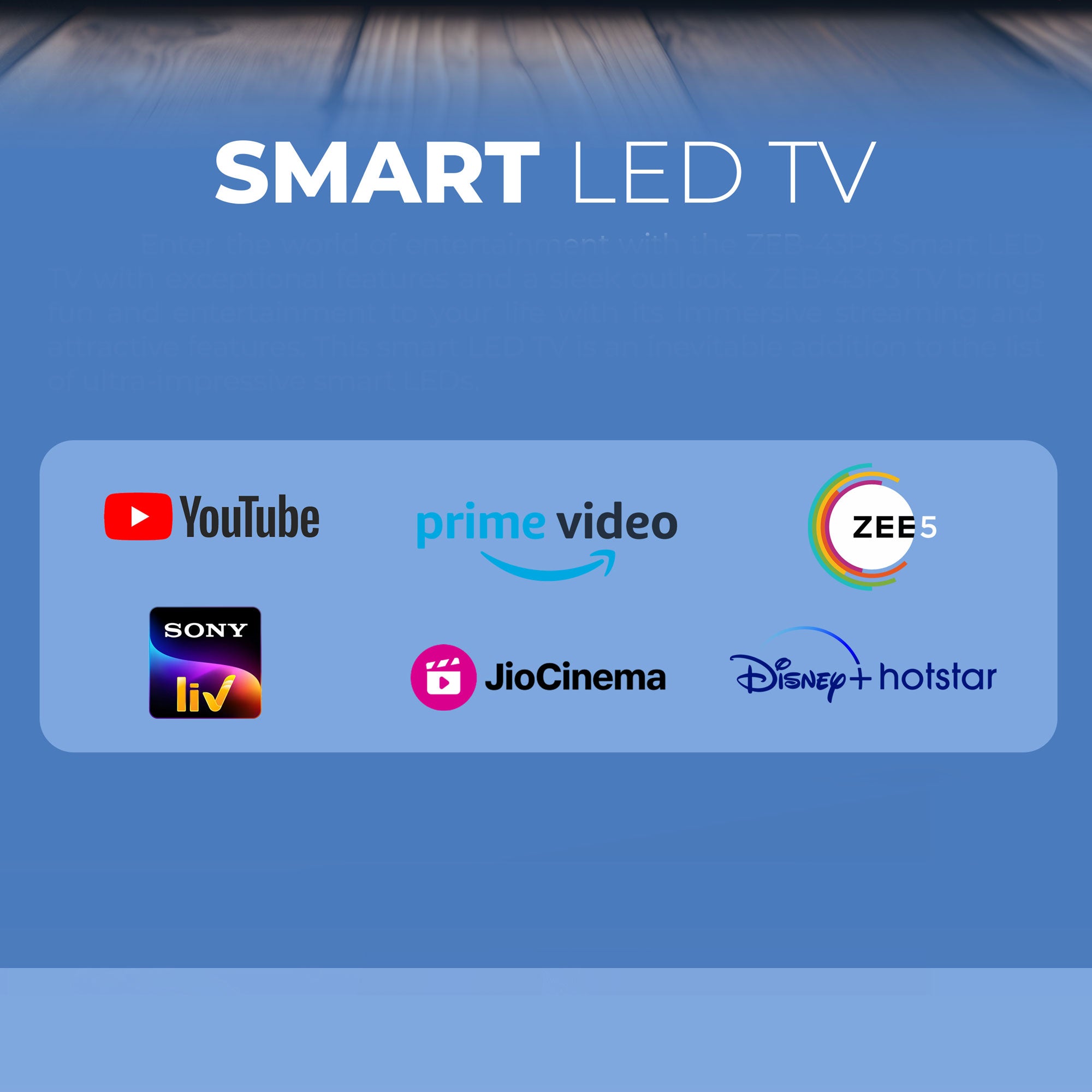 Zeb 43P3 - Smart  LED TV - Zebronics