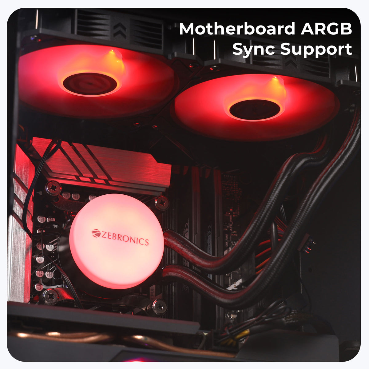 Zebronics Fan Zebronics ZEB-AIO240VB/W AIO Cooling Fan