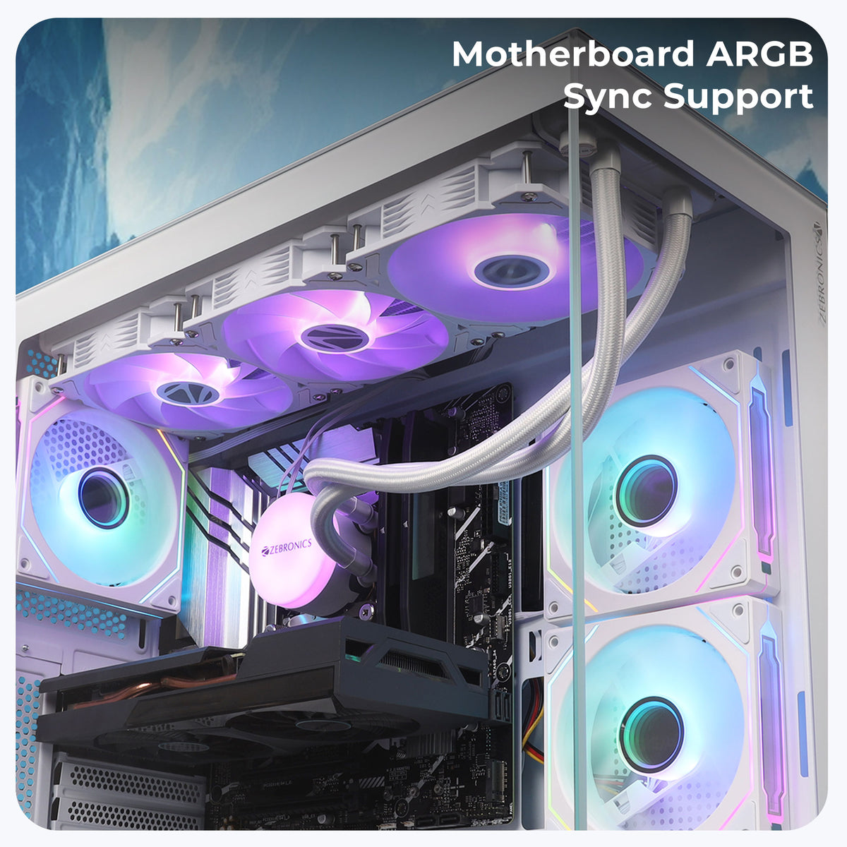 Zebronics Fan Zebronics AIO360 VB/VW AIO Cooling Fan