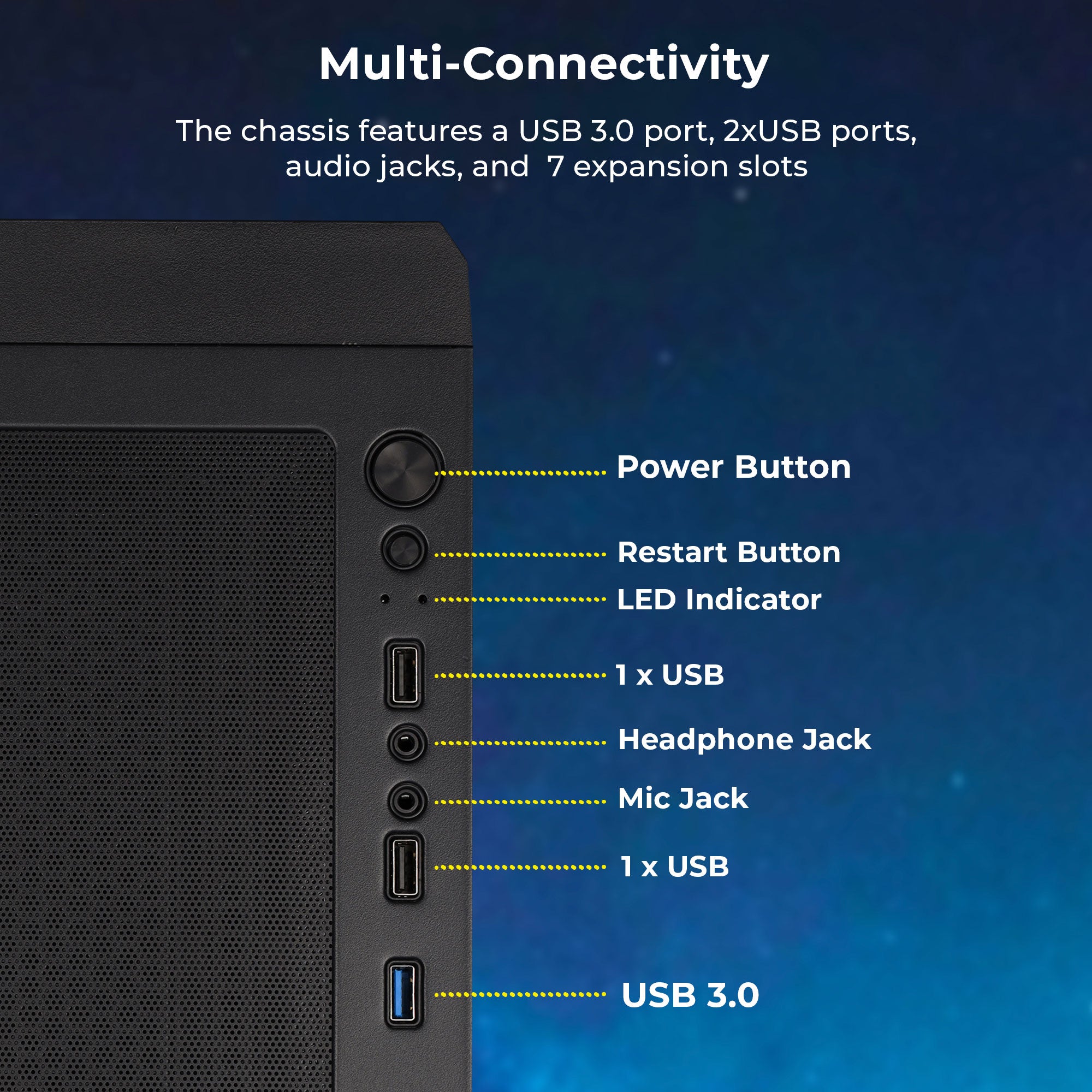 Zeb-Apex - Gaming Cabinet - Zebronics