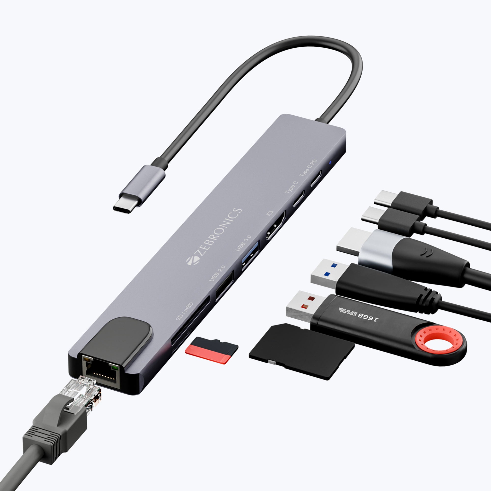 Zebronics CT81 Multiport hub