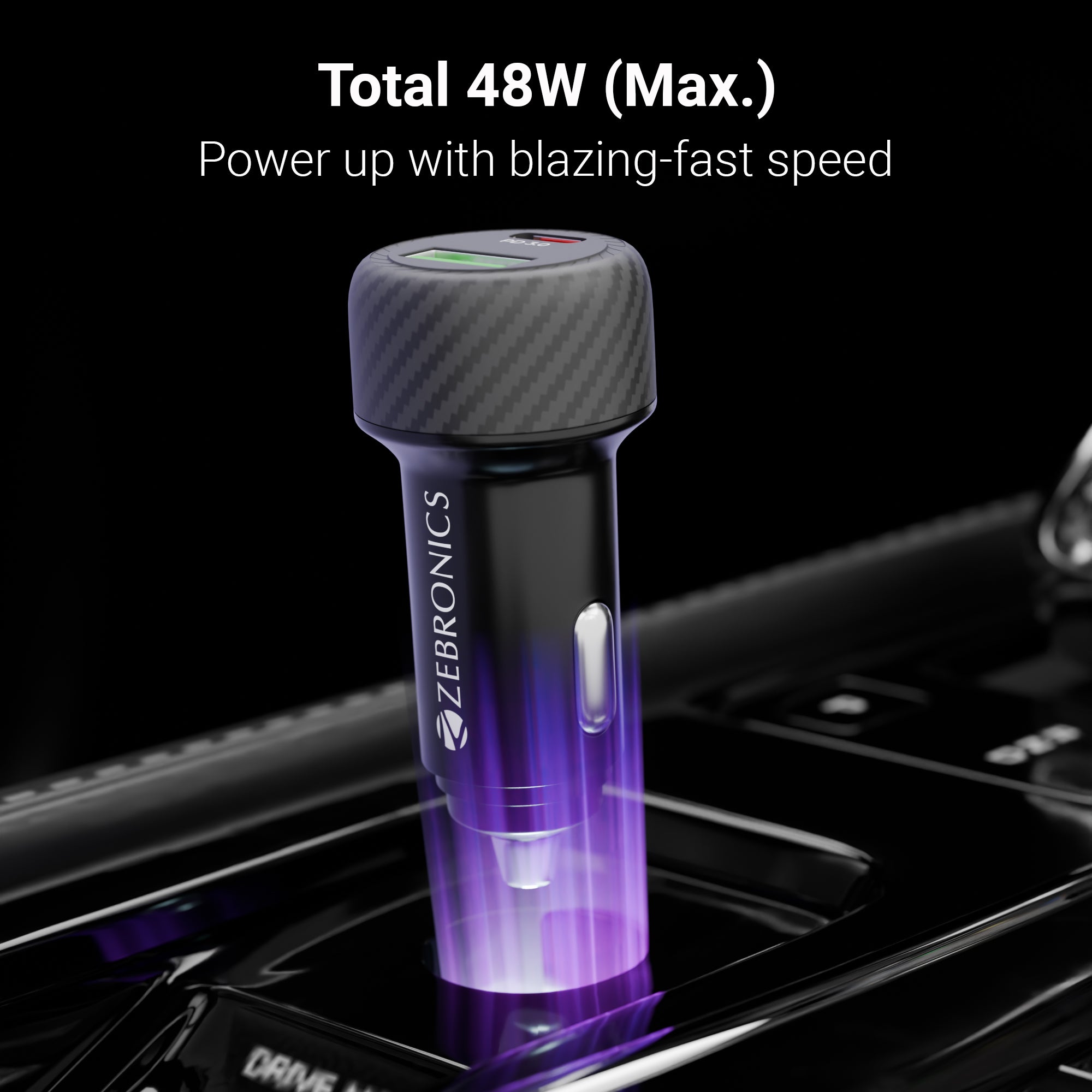 Zebronics CC48 Plus Car Charger