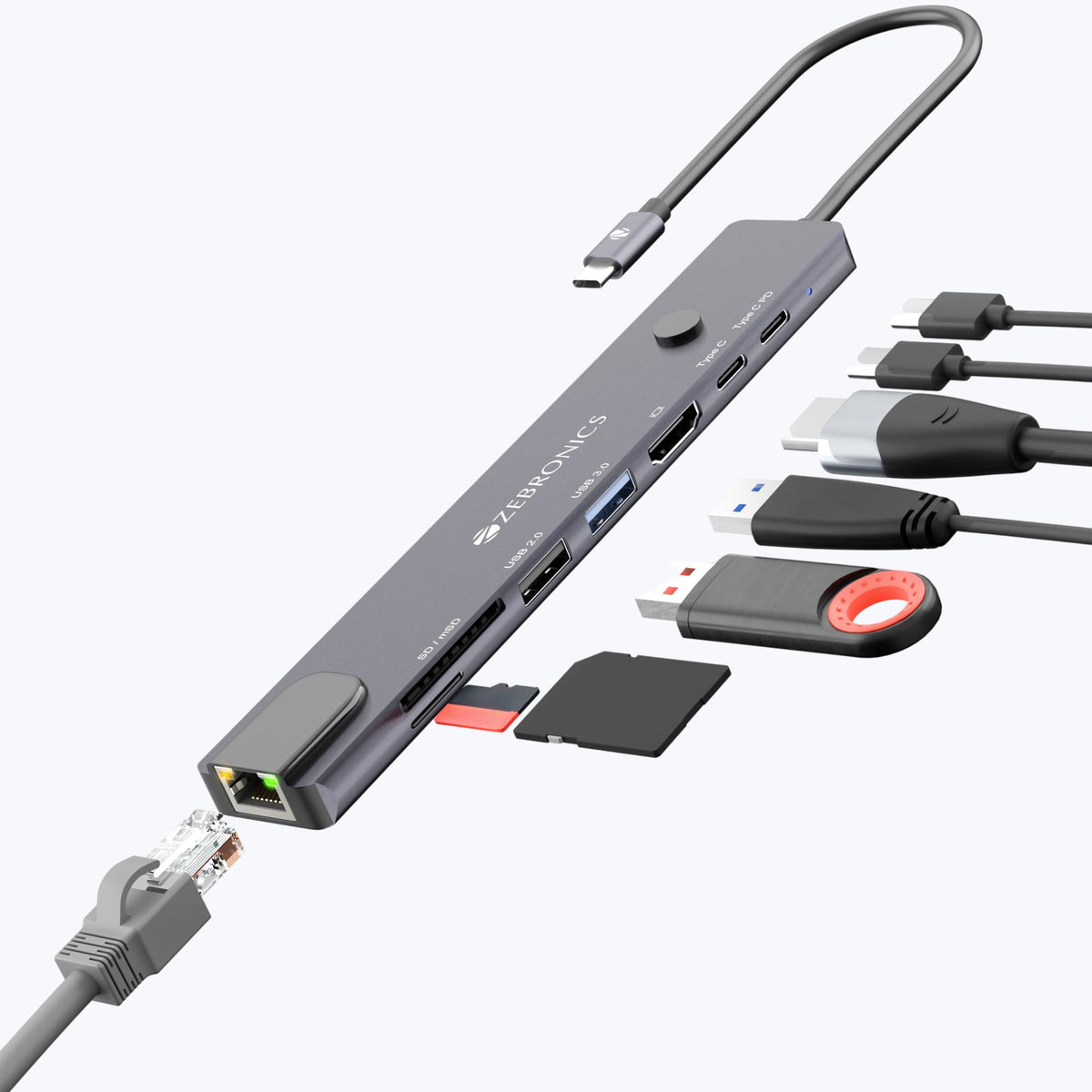 Zebronics CT81 Plus Multiport hub