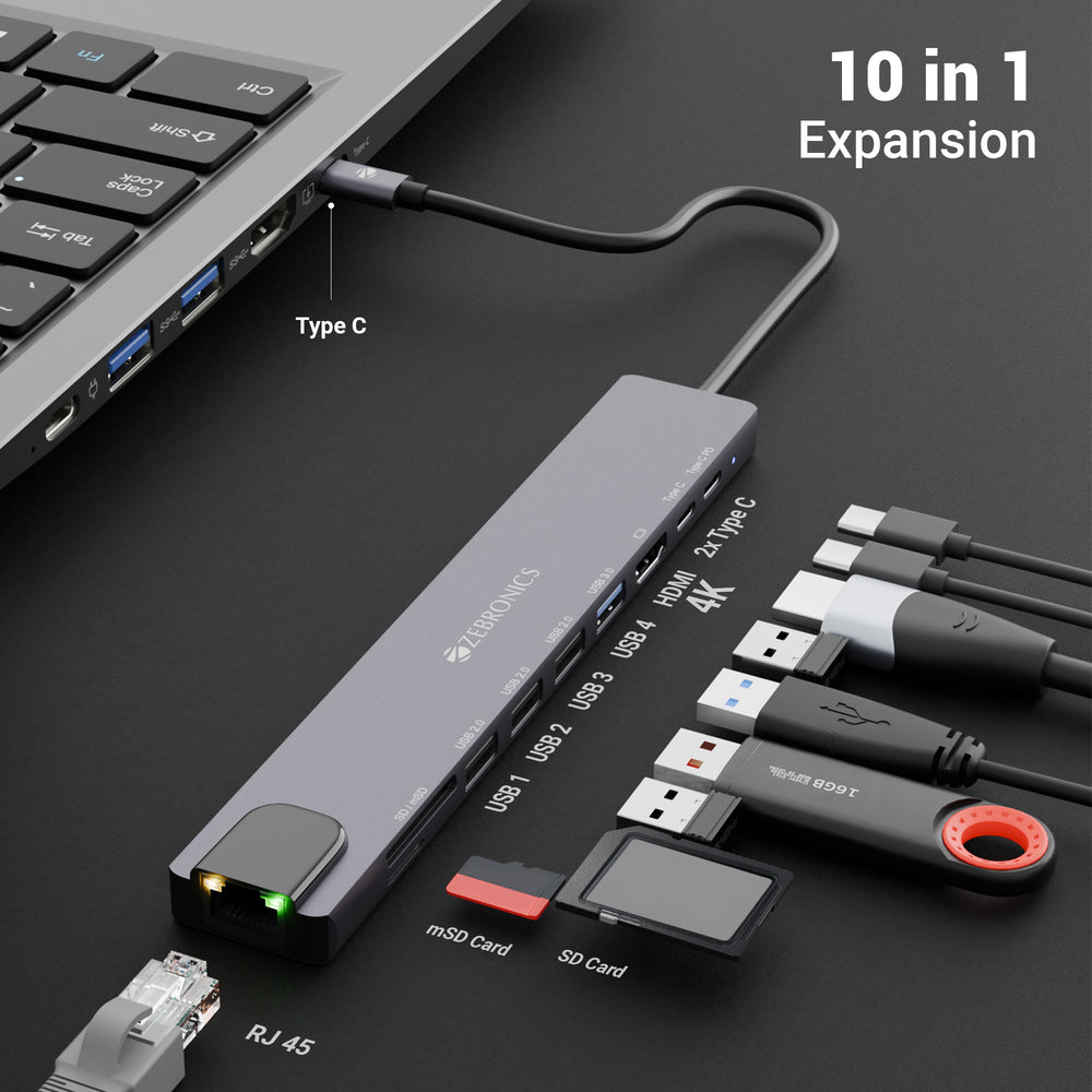 Ct101 Click Zebronics CT101 Multiport hub