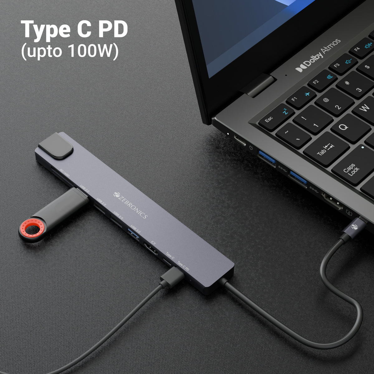 Zebronics CT101 Multiport hub
