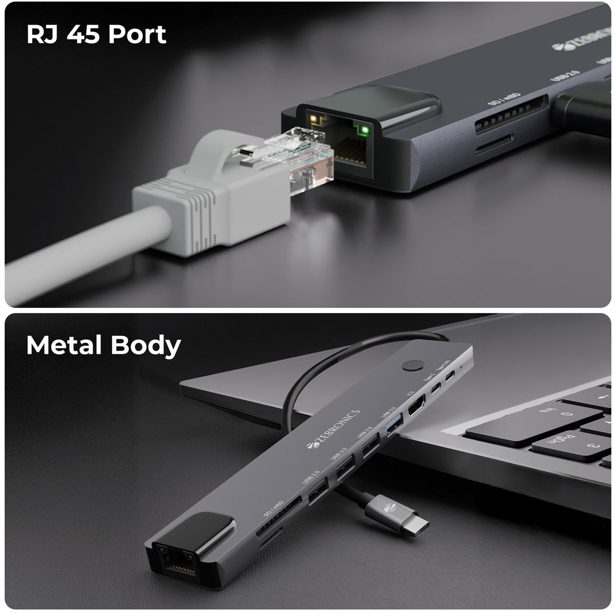 Zebronics CT101 Plus Multiport hub