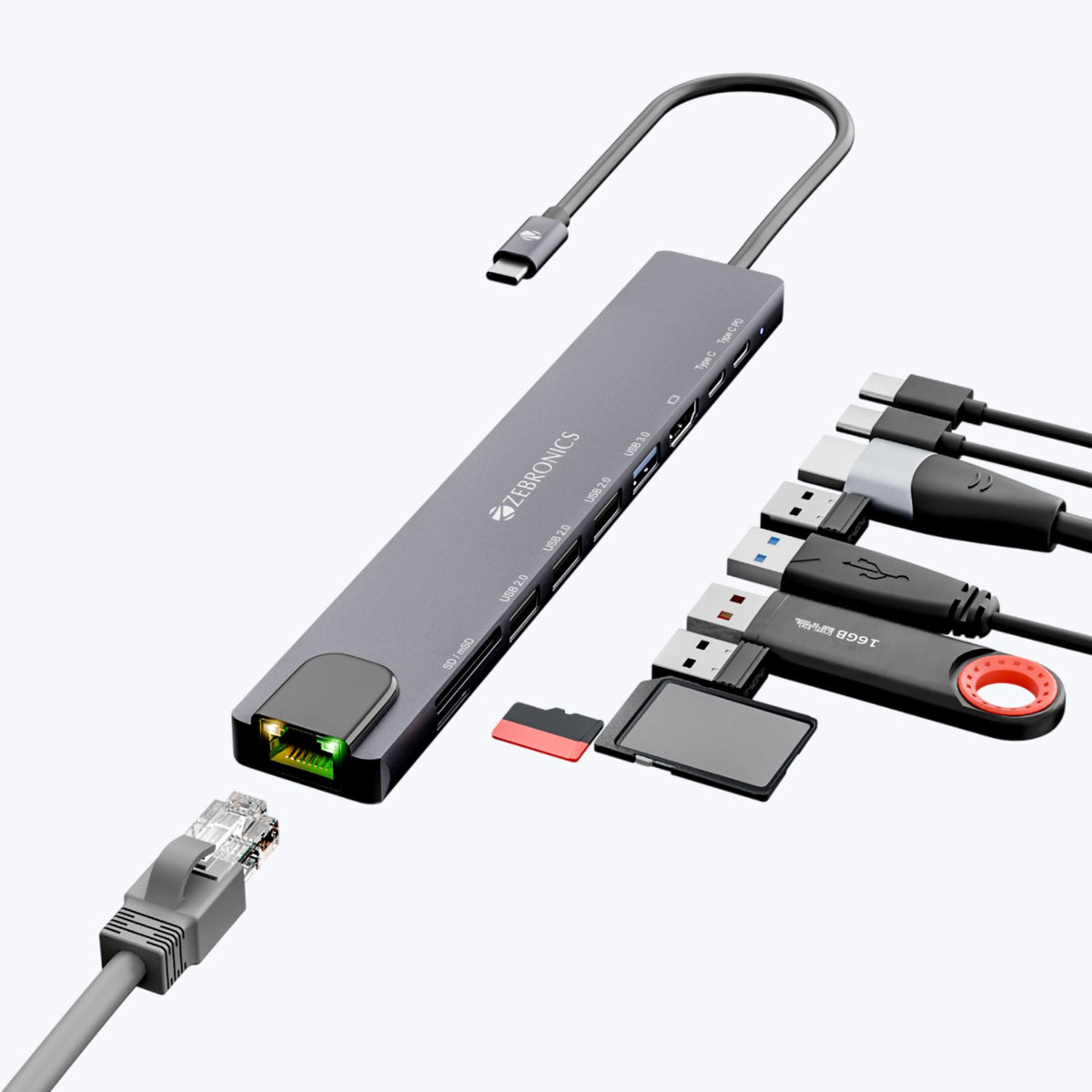 Zebronics CT101 Multiport hub
