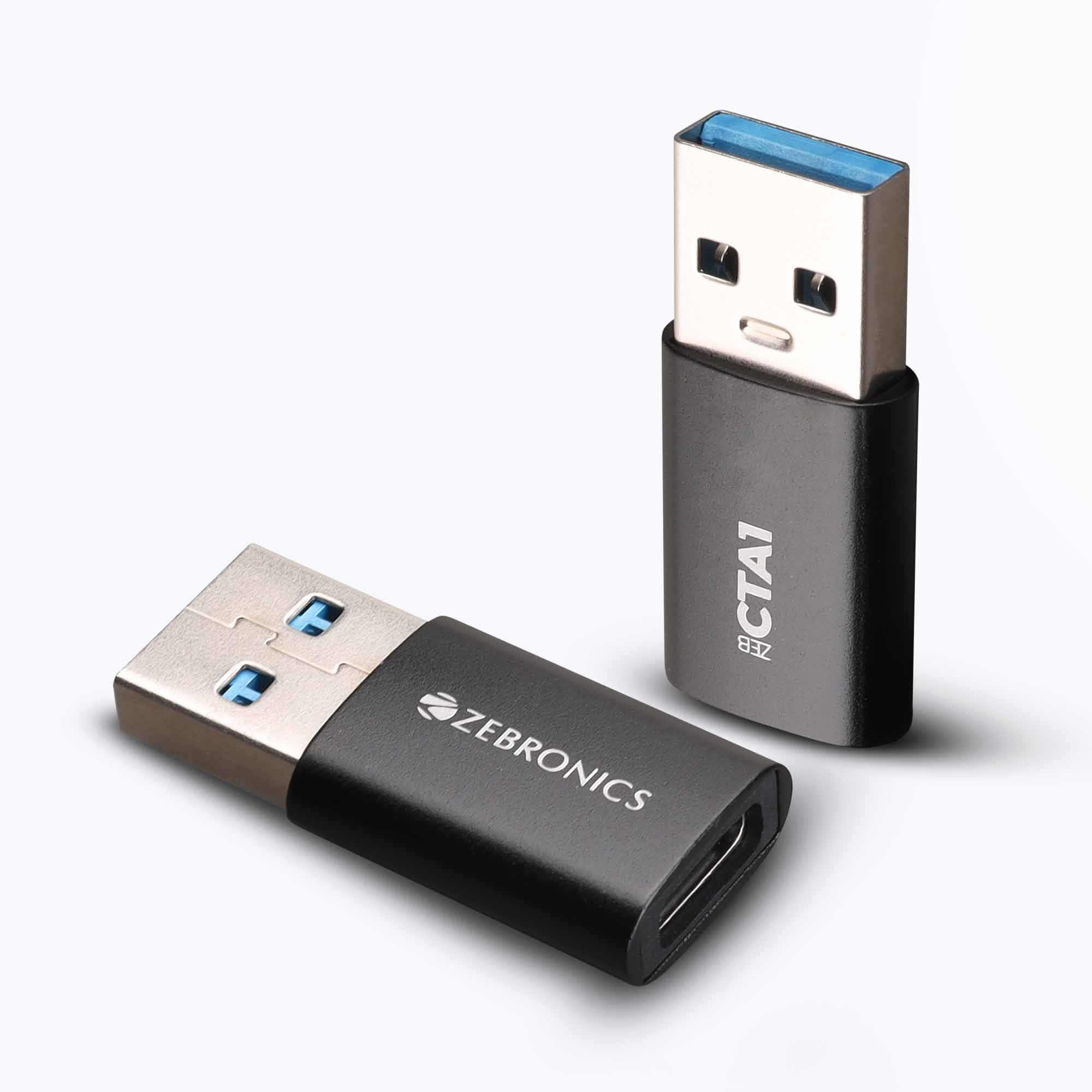 Zeb-CTA 1 - USB Type C to Type A Converter - Zebronics