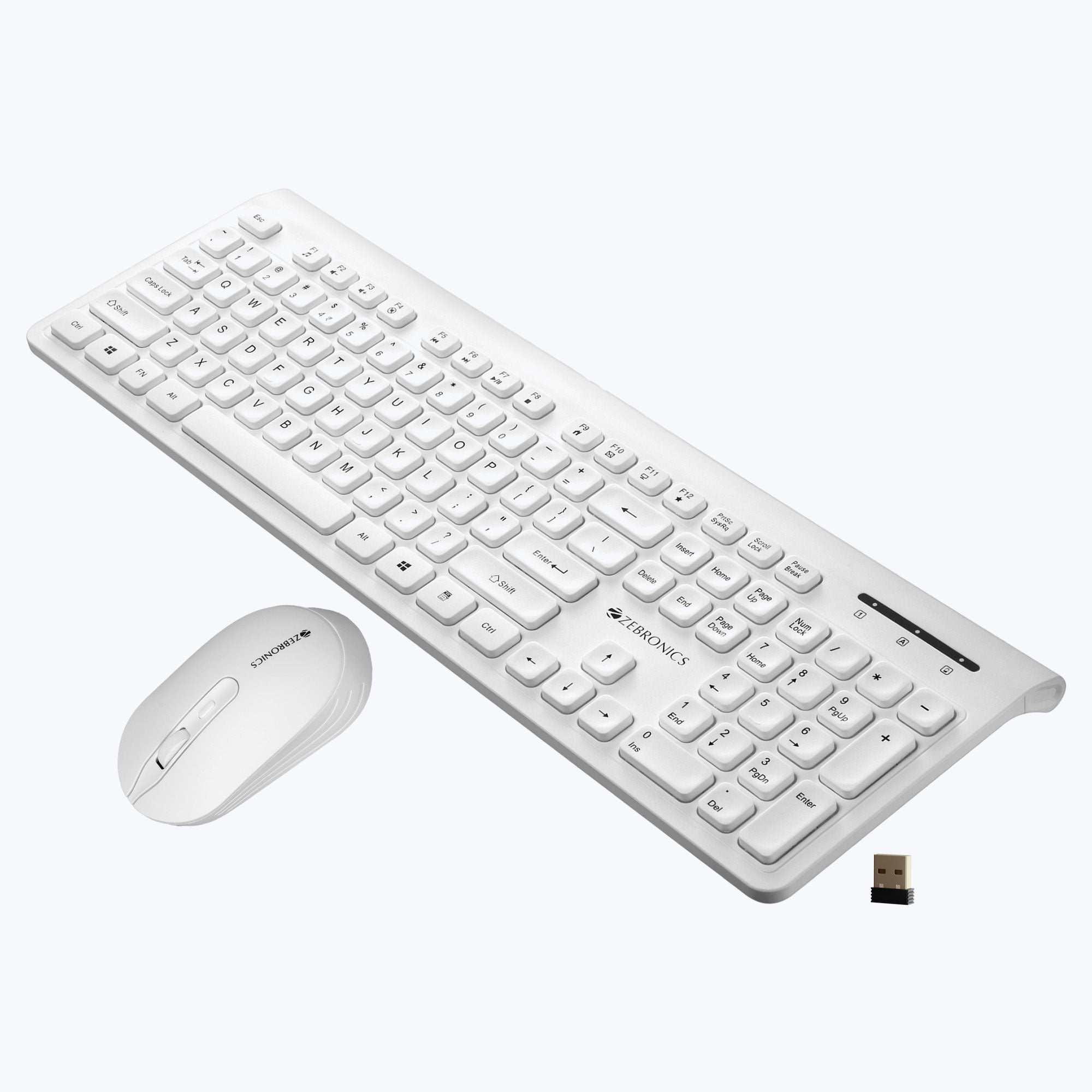 Zeb-Companion 130 - Wireless Keyboard and Mouse Combo - Zebronics