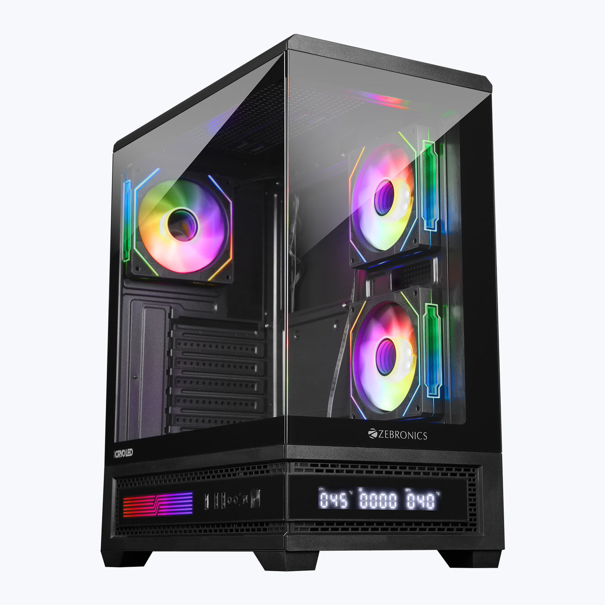 Zebronics Cryo LED Premium Gaming Chassis