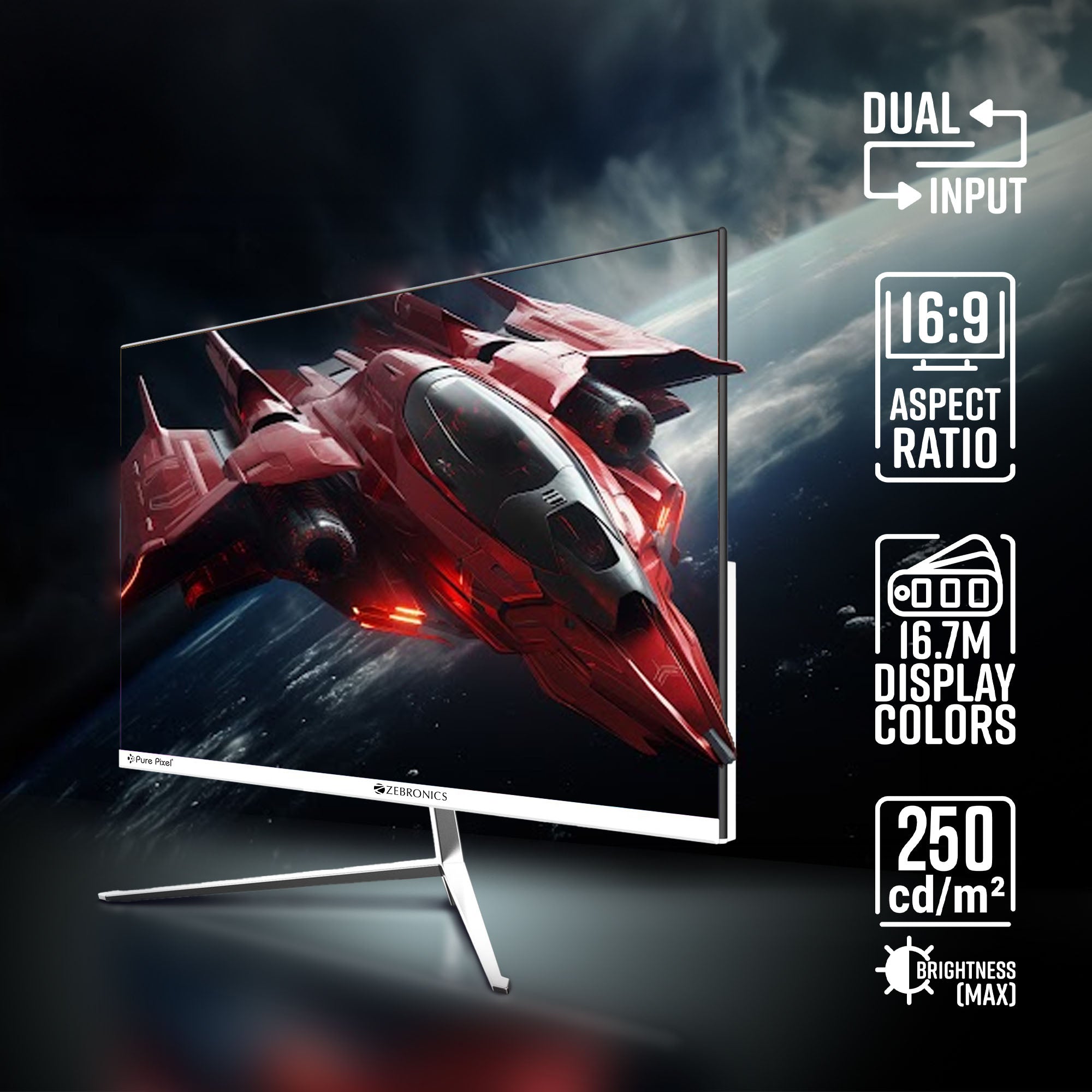 Zeb-EA127 (165Hz) - Gaming Monitor - Zebronics