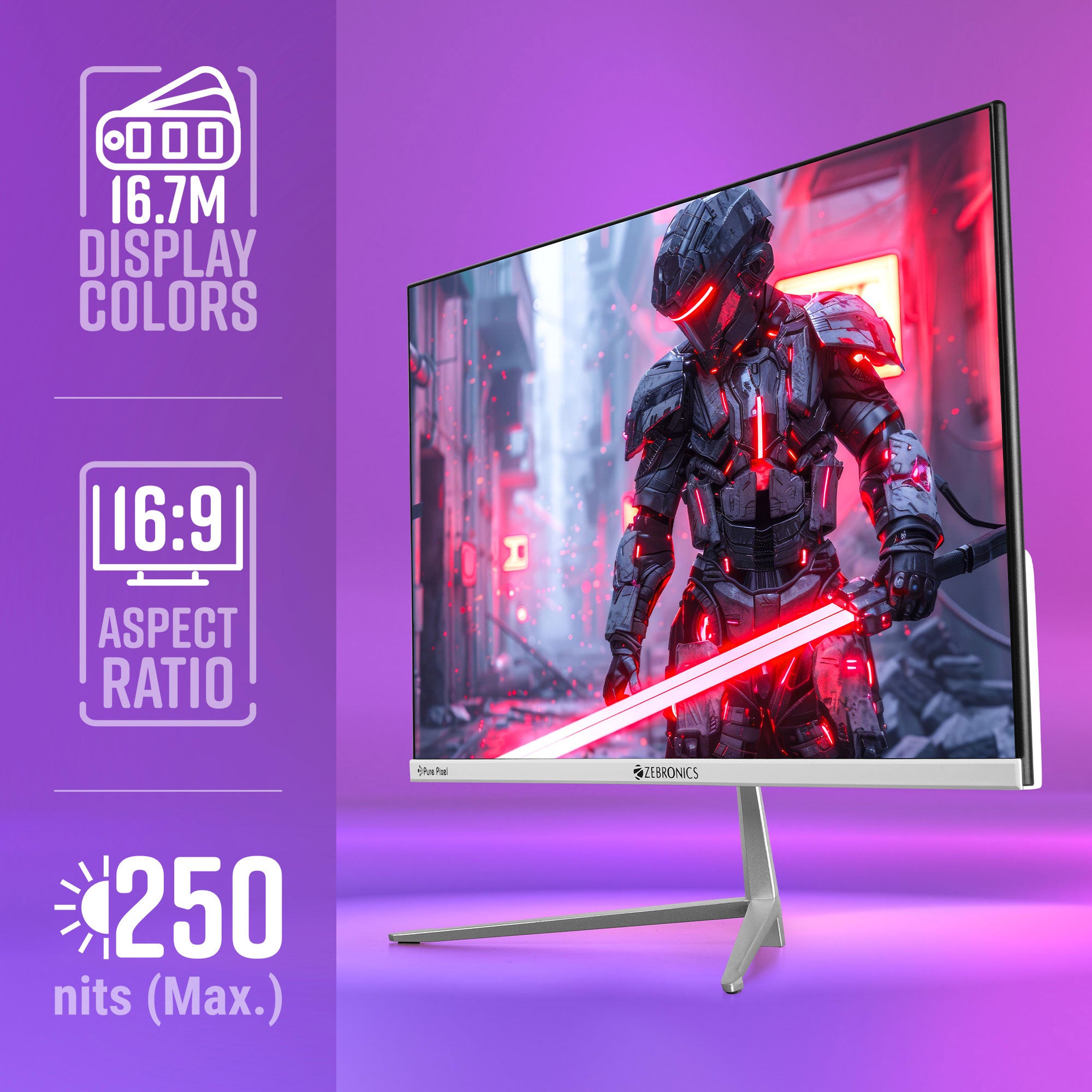 Zeb-EA224 (165Hz) - Gaming Monitor - Zebronics