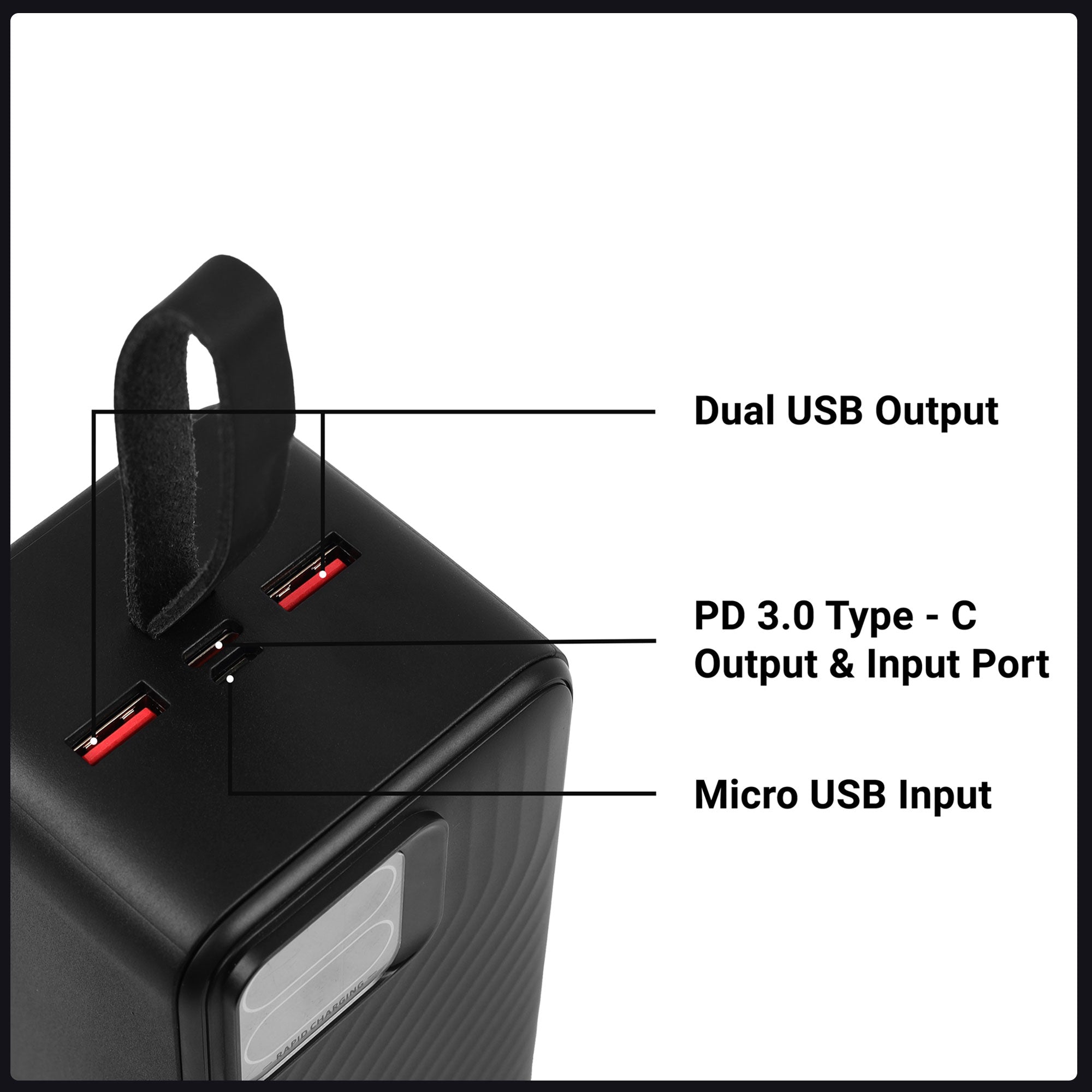 Zeb-EnergiPod-50R1 - Power bank - Zebronics