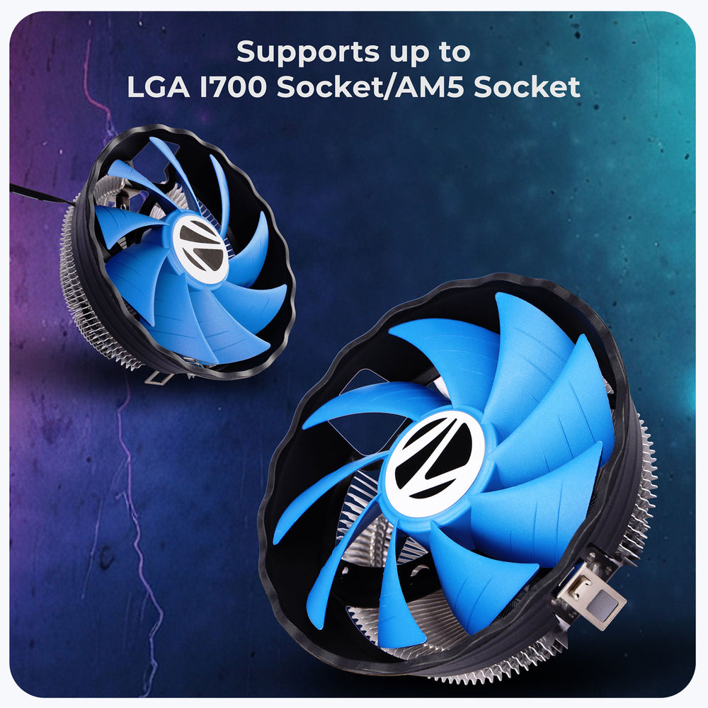 Zebronics Fan Zebronics FC120V CPU Air cooler