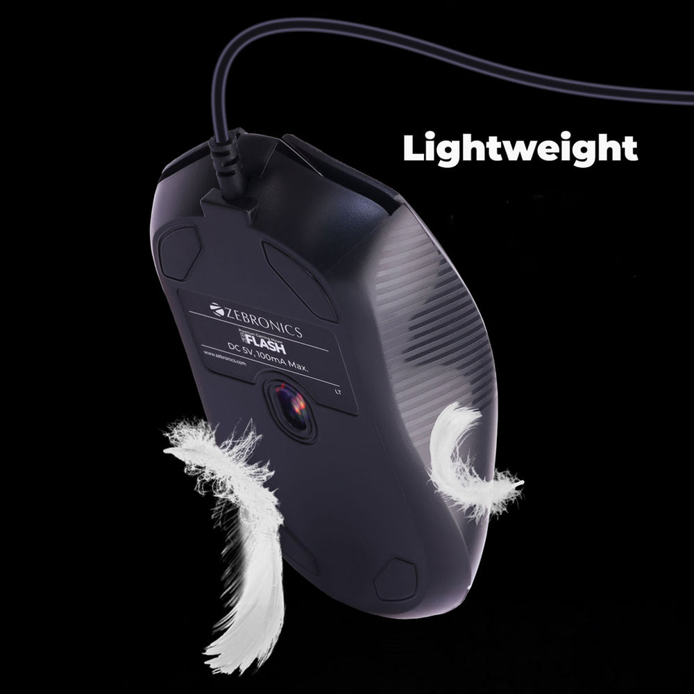 Flash Computer Mouse Zebronics Flash Gaming Mouse