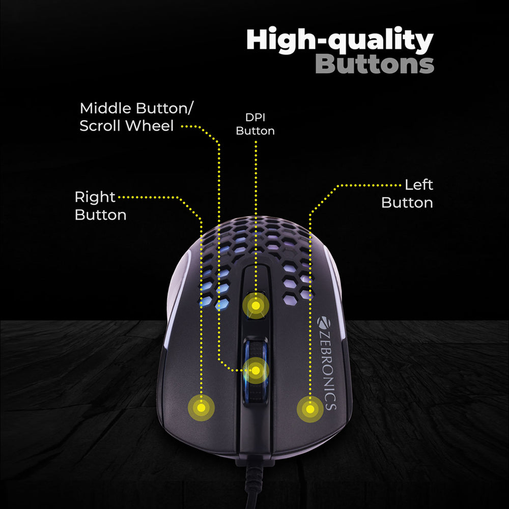 Flash Computer Mouse Zebronics Flash Gaming Mouse