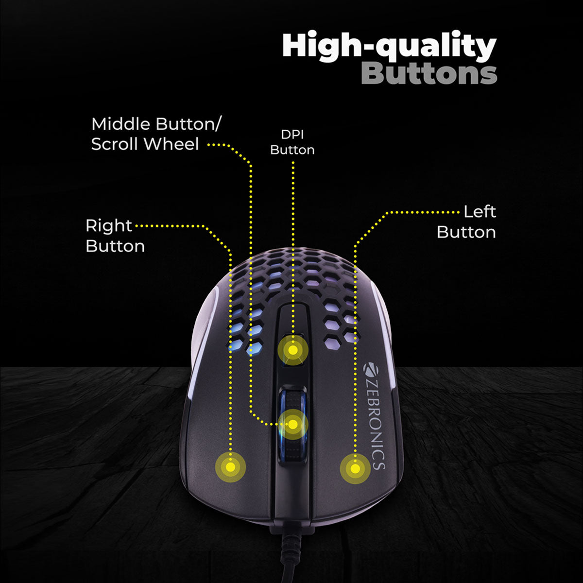 Zeb-Flash - Gaming Mouse - Zebronics