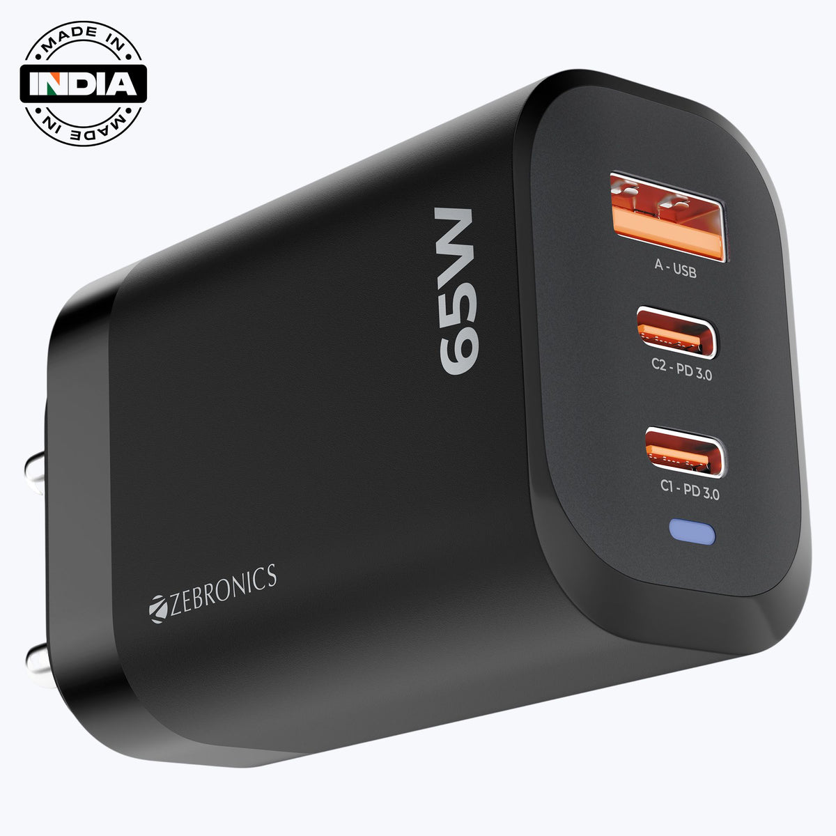 Zebronics- Ganium 651- Mobile USB Charger