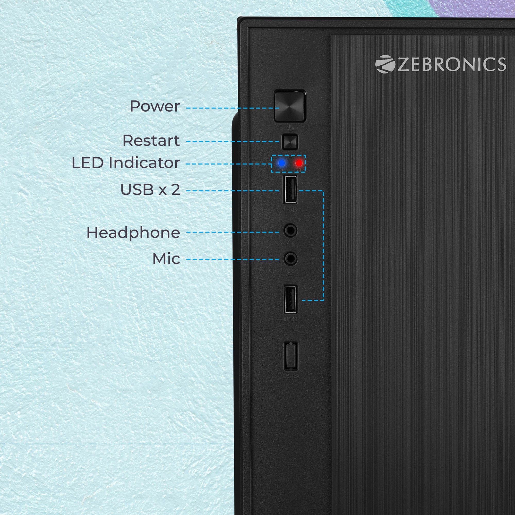 Zeb Gemini - Cabinets - Zebronics