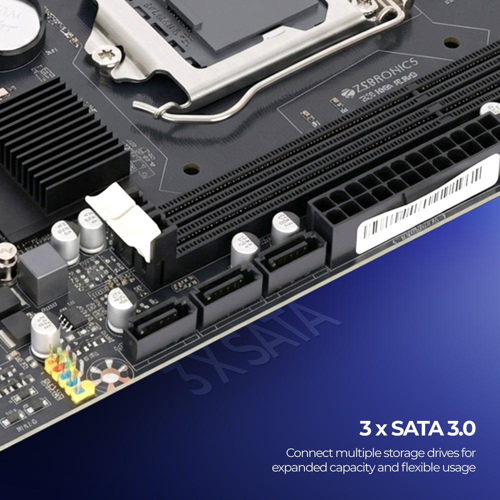 Zebronics H110-D3M2 - Motherboard