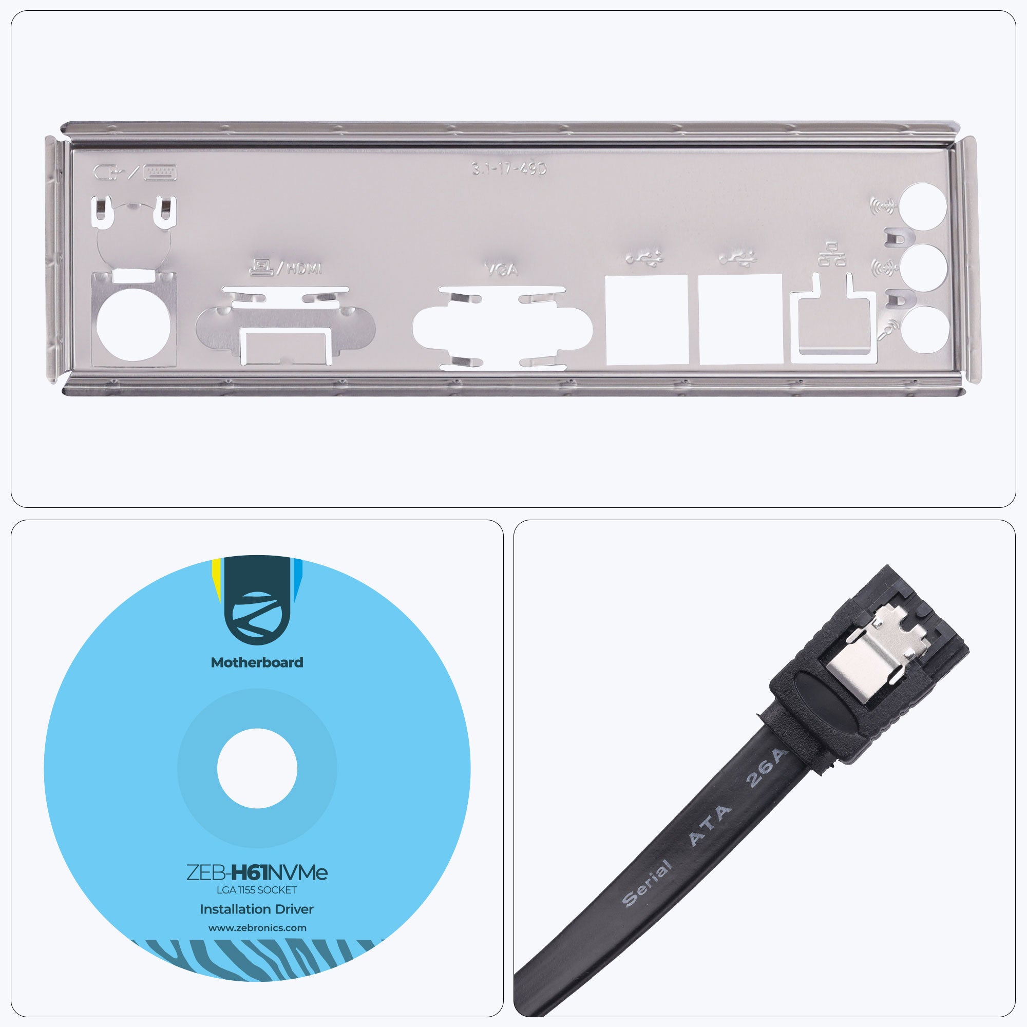 Zeb-H61-NVMe - LGA 1155 Socket - Zebronics