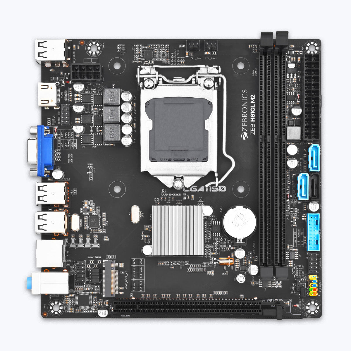Zebronics H81GLM2 LGA1150 Socket Motherboard - Main Image