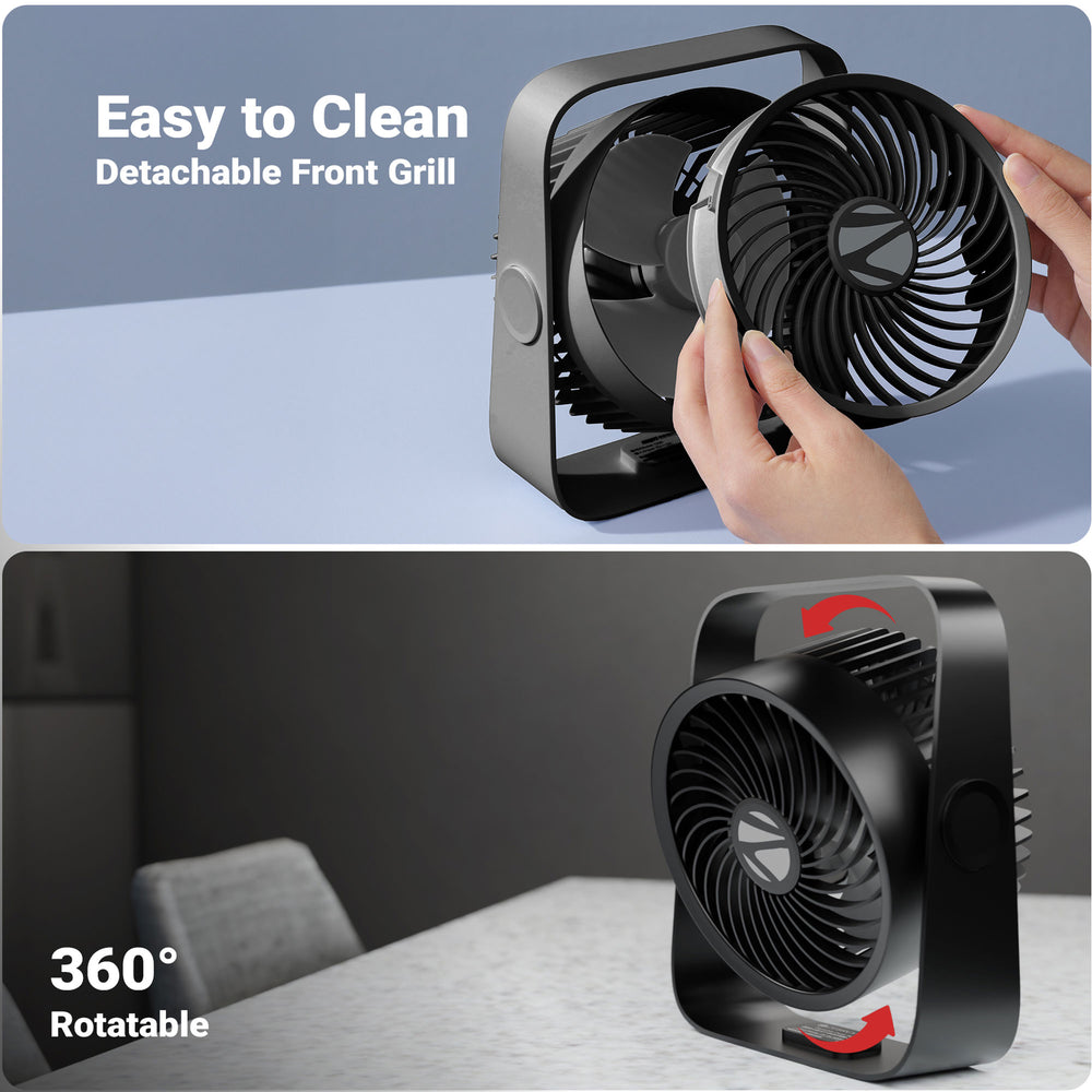 Zebronics Fan Zebronics Heat Buster 300 Portable Desk Fan