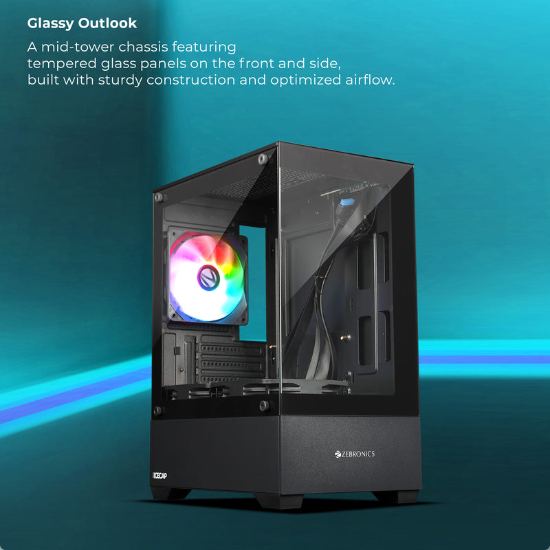 ZEBRONICS Icecap Black Cabinet thumbnail 2