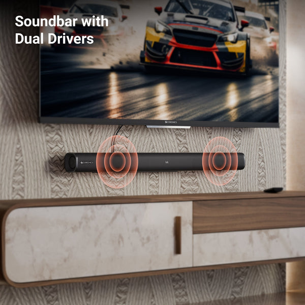 Zebronics Juke Bar 4120 200W RMS 2.1 Channel Soundbar System with 13.33cm Subwoofer, Wireless Mic and Virtual 5.1 Surround Sound sound bar price comparison image - view 3