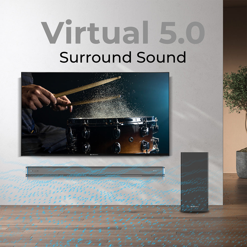 Zebronics Juke Bar 9102 Pro Dolby Soundbar with subwoofer
