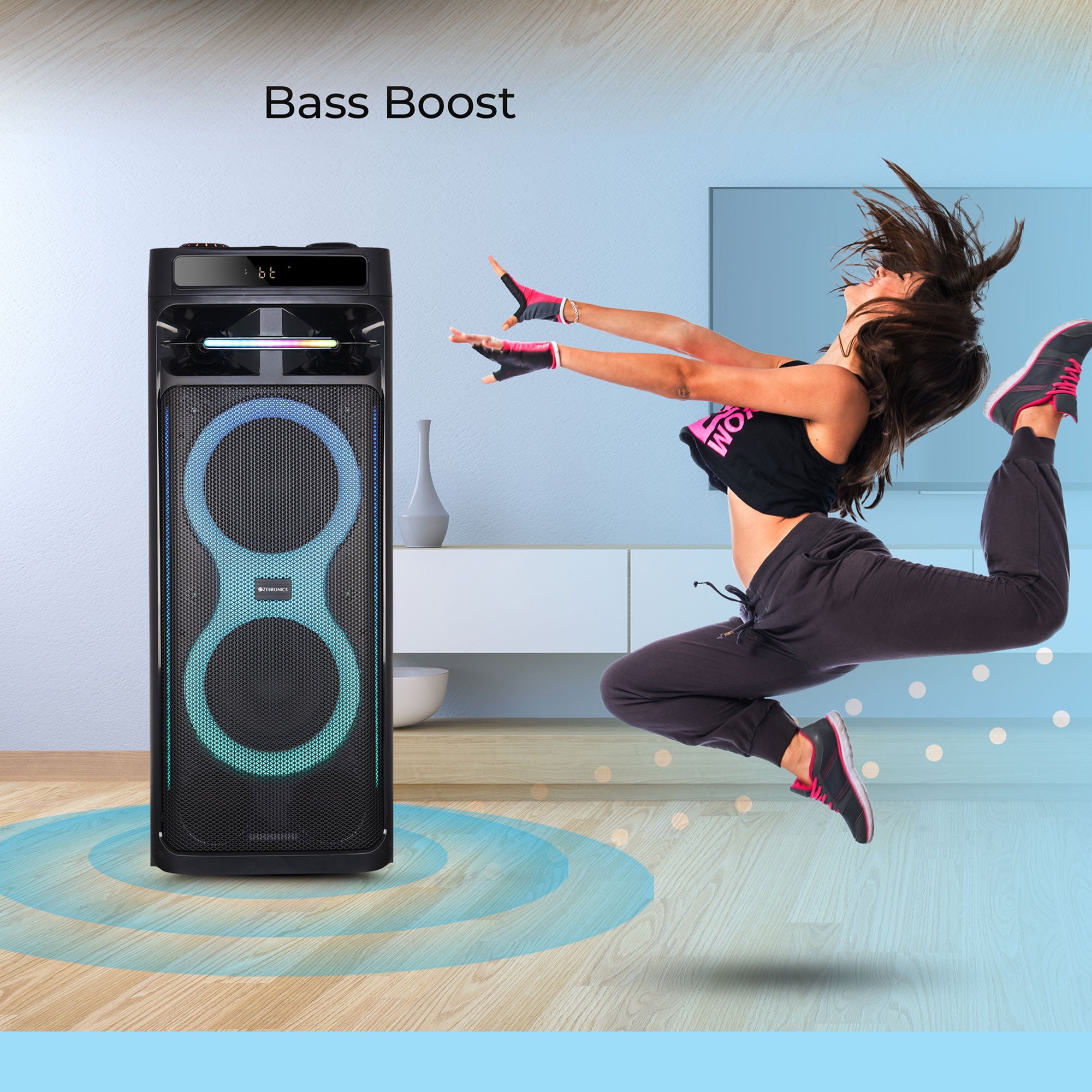 Zeb-Knock Pro - DJ Speaker - Zebronics - Bass boost 