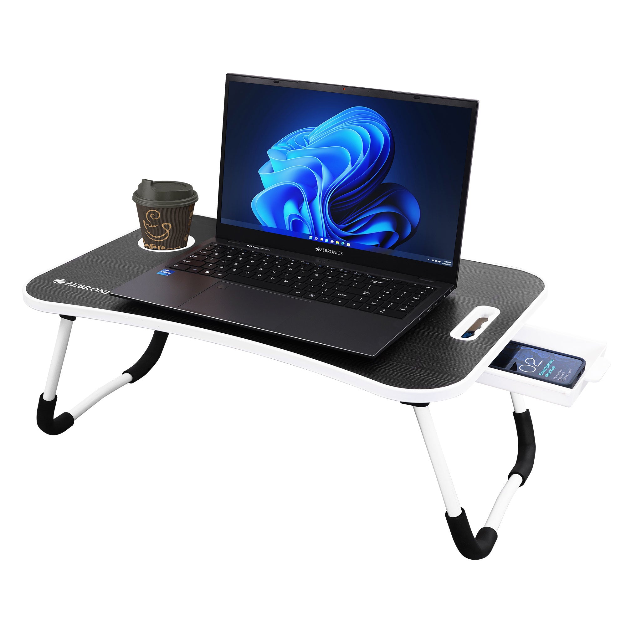 Zeb-Lapdesk X3 - Laptop Foldable Stand - Zebronics