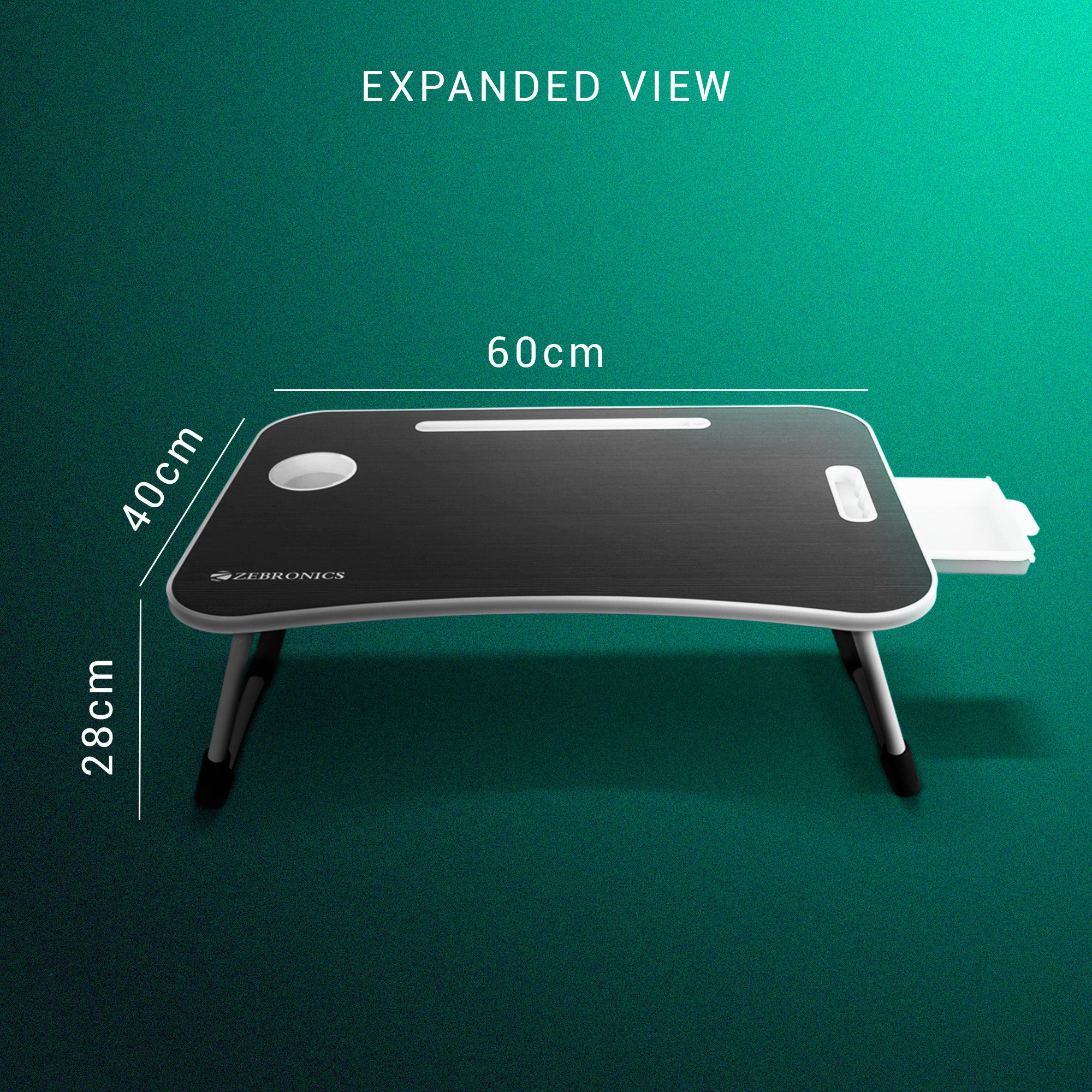 Zeb-Lapdesk X3 - Laptop Foldable Stand - Zebronics