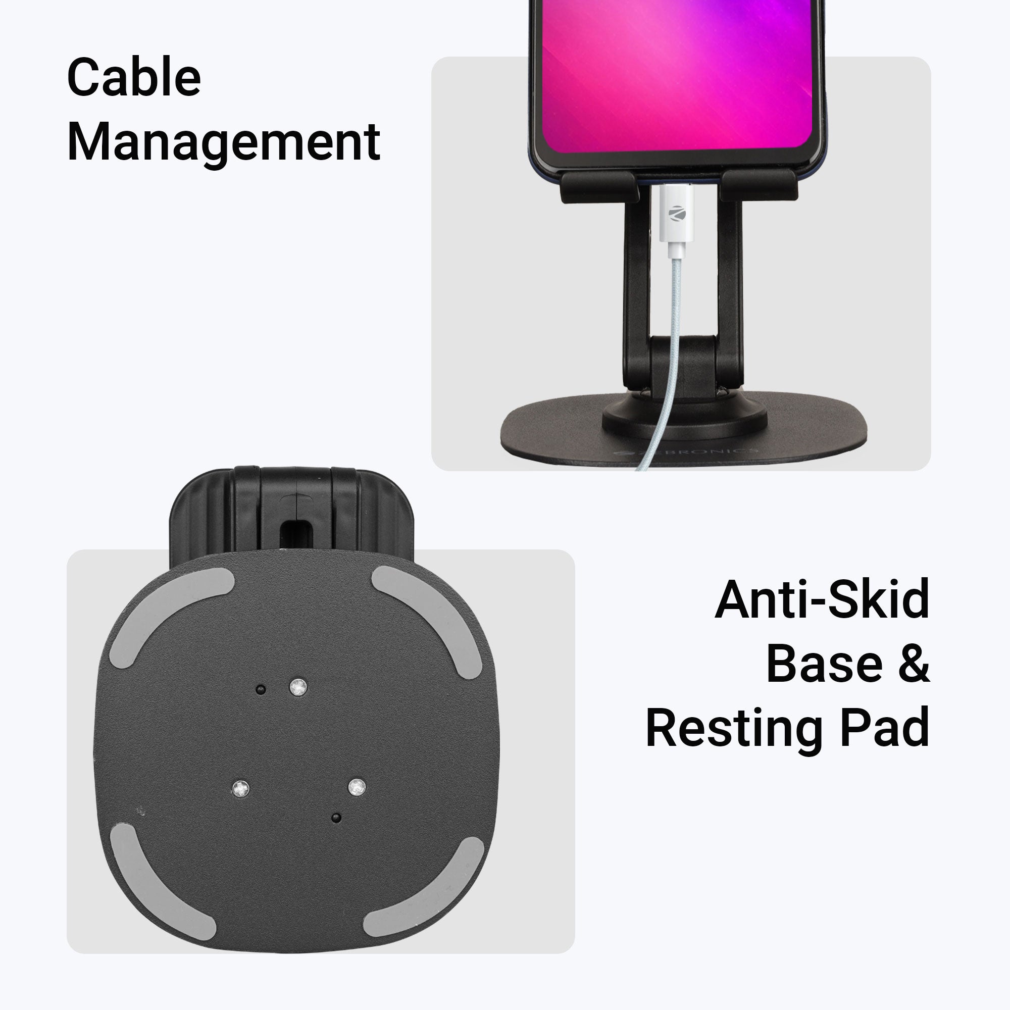 Zeb-MTS200 - Foldable Mobile Holder - Zebronics