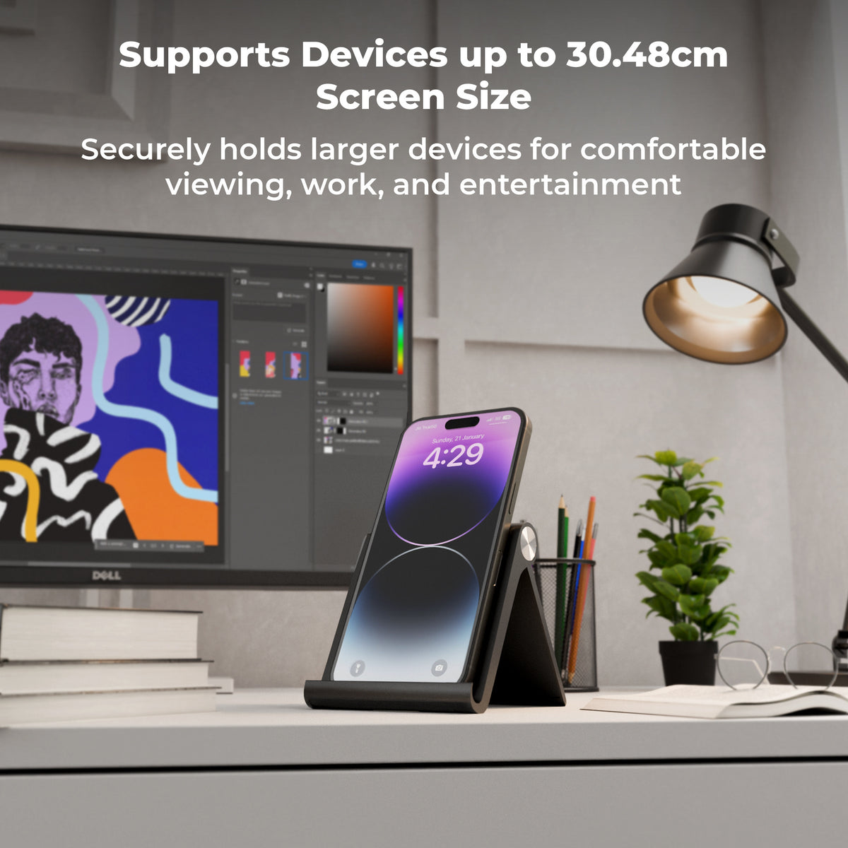Zebronics MTS30 Portable Mobile Holder