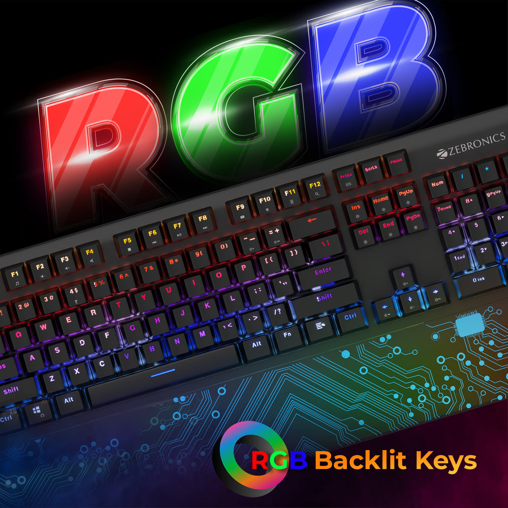 Zebronics Max Chroma Premium Mechanical Keyboard
