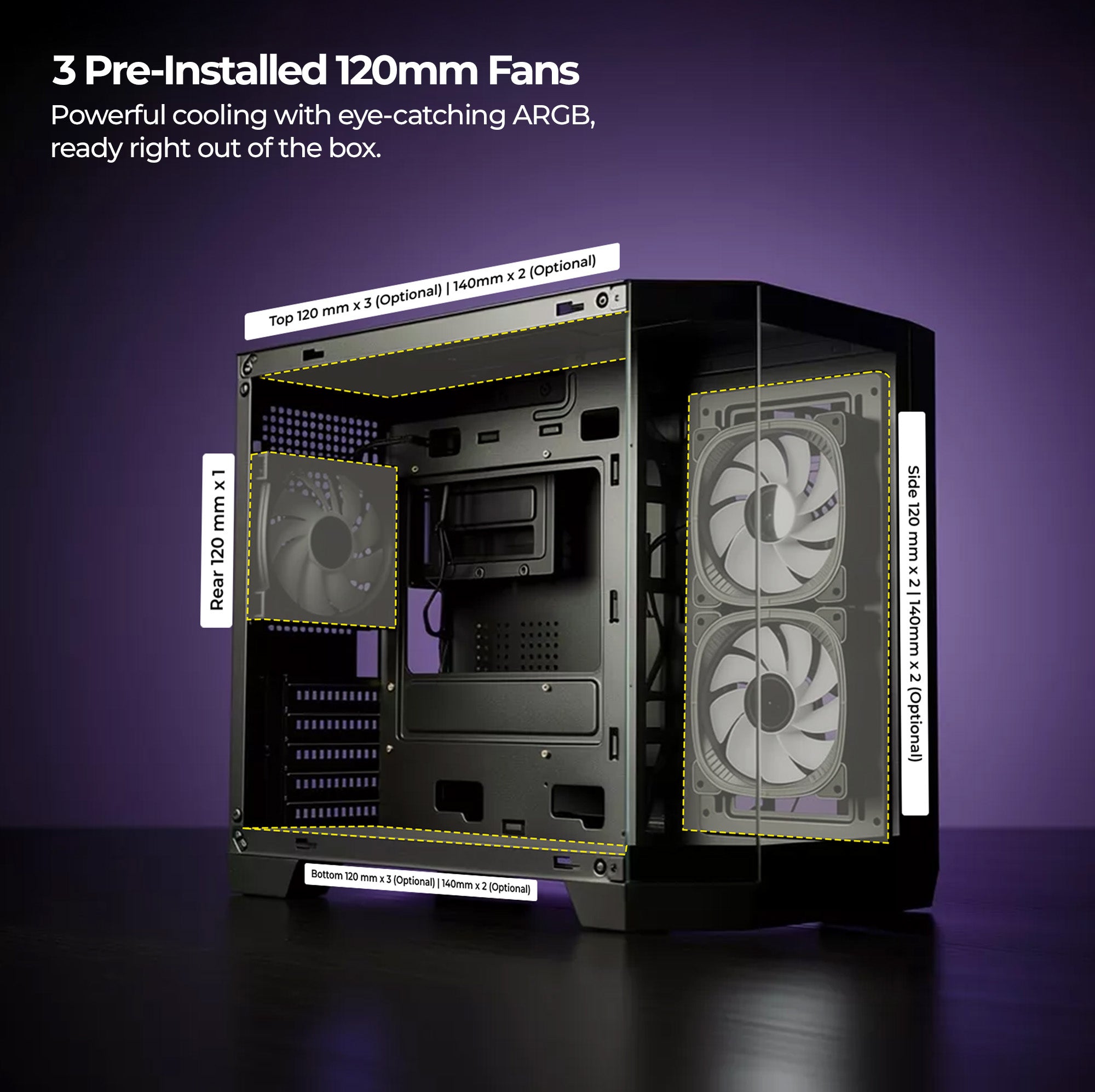 Zebronics Mercury 25 Premium Gaming Chassis