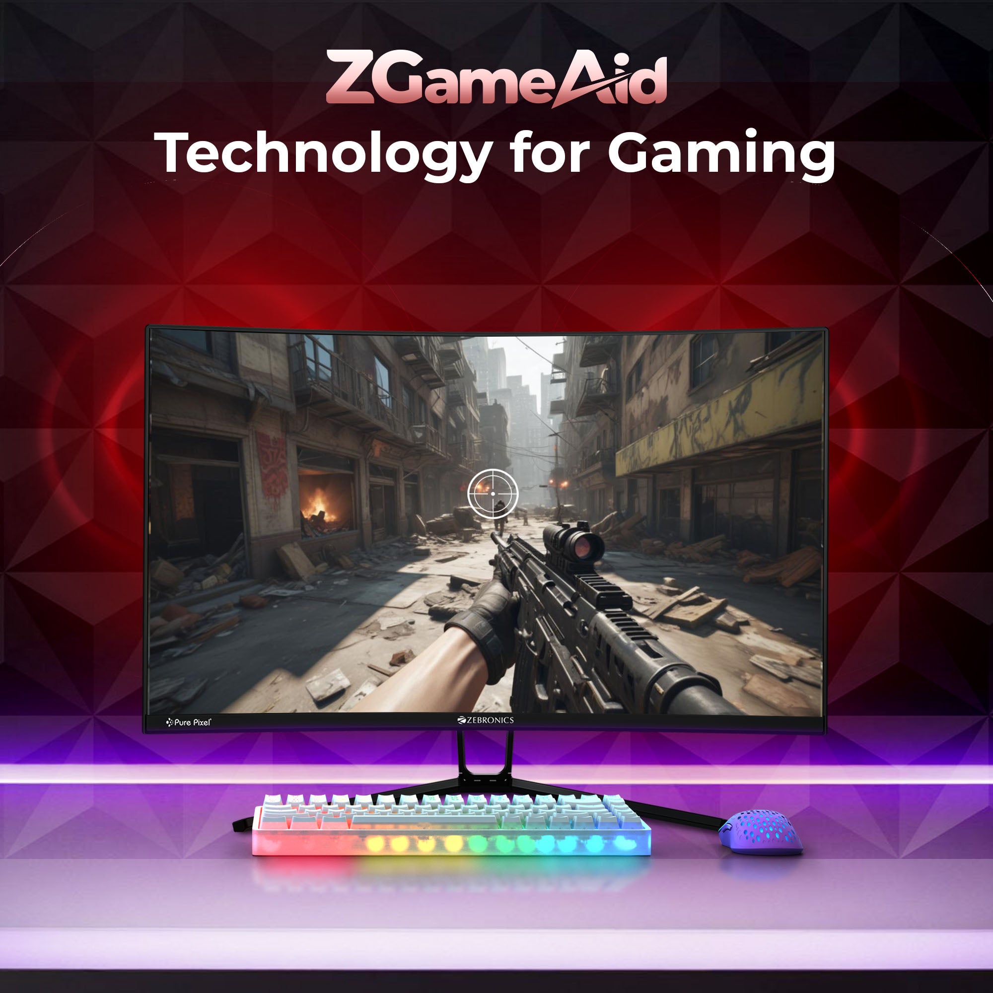 Zeb-N27b - Gaming Monitor - Zebronics