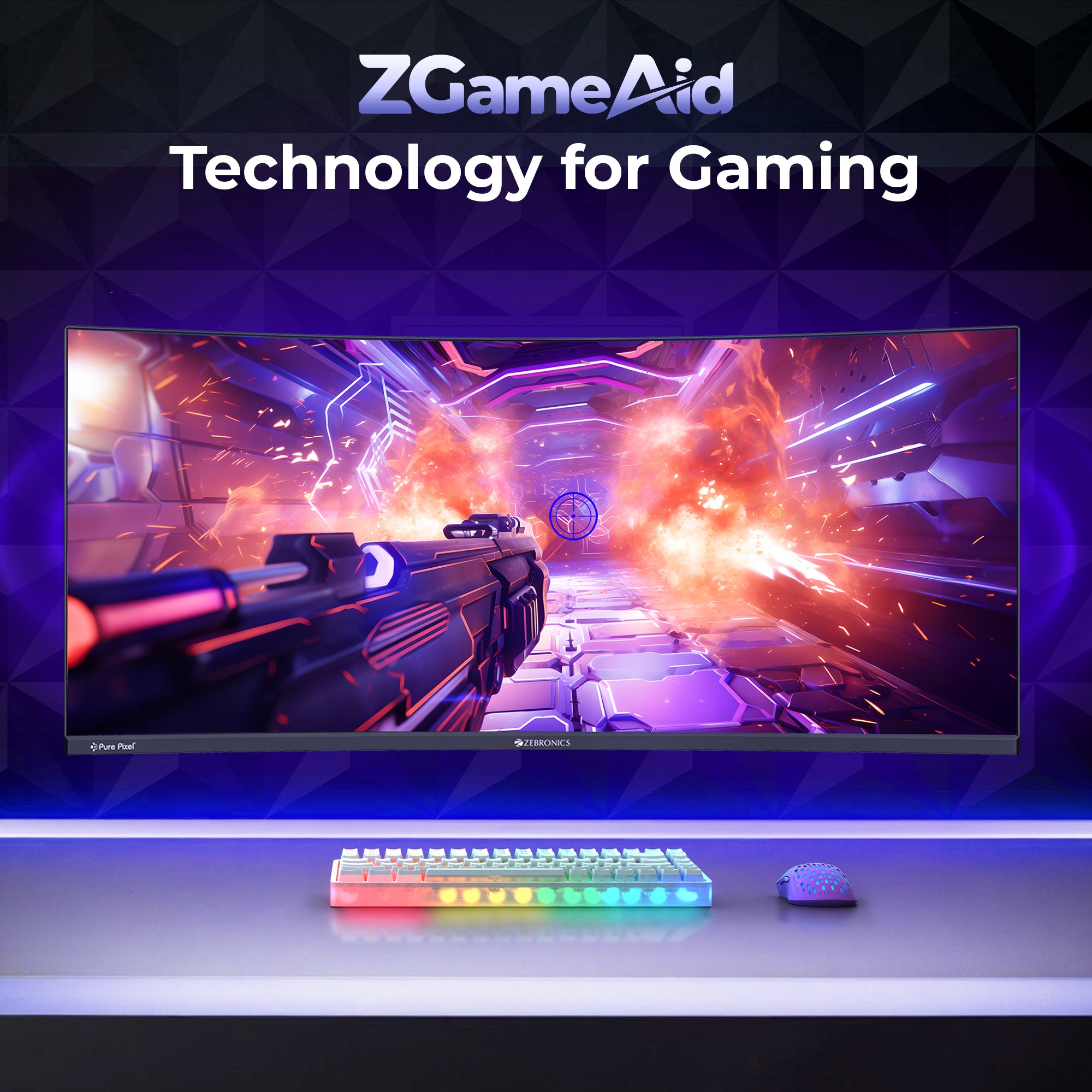 Zeb-N34A - Gaming Monitor - Zebronics