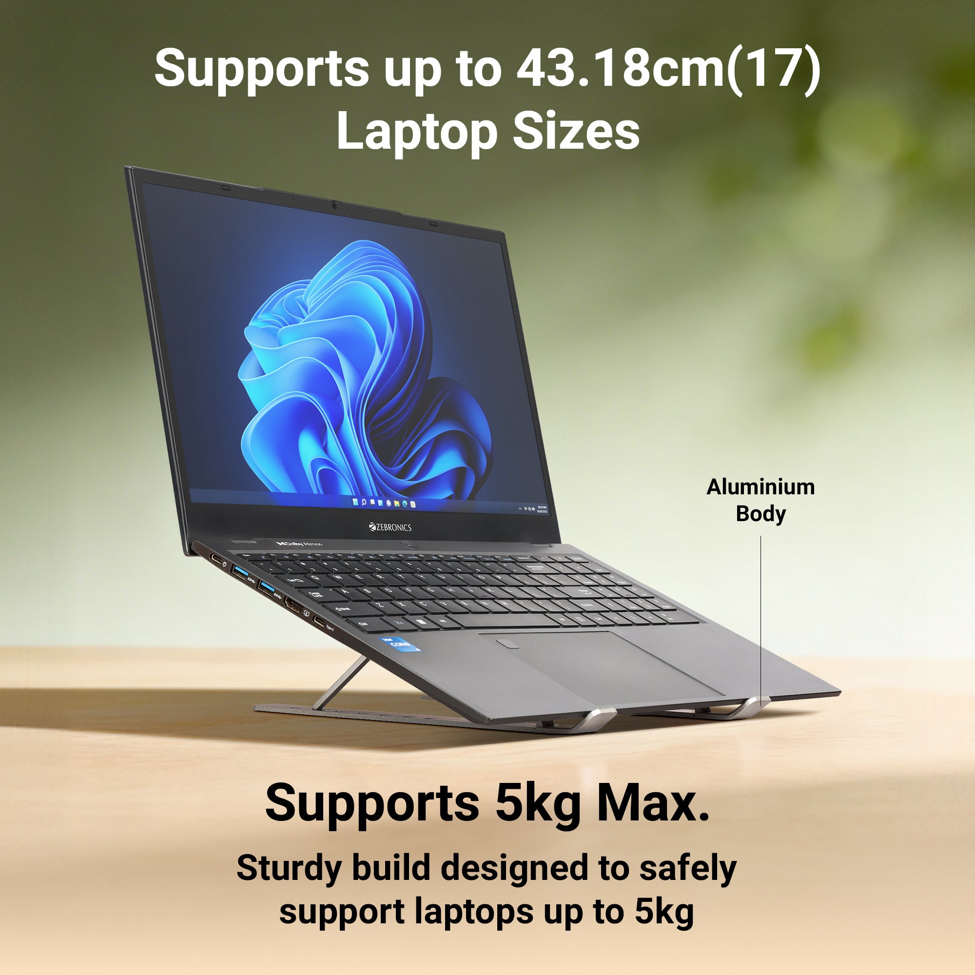 Zebronics NS2000 Lite Laptop Stand