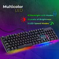 Zeb-Nitro Plus - USB Mechanical Keyboard with 104 Keys