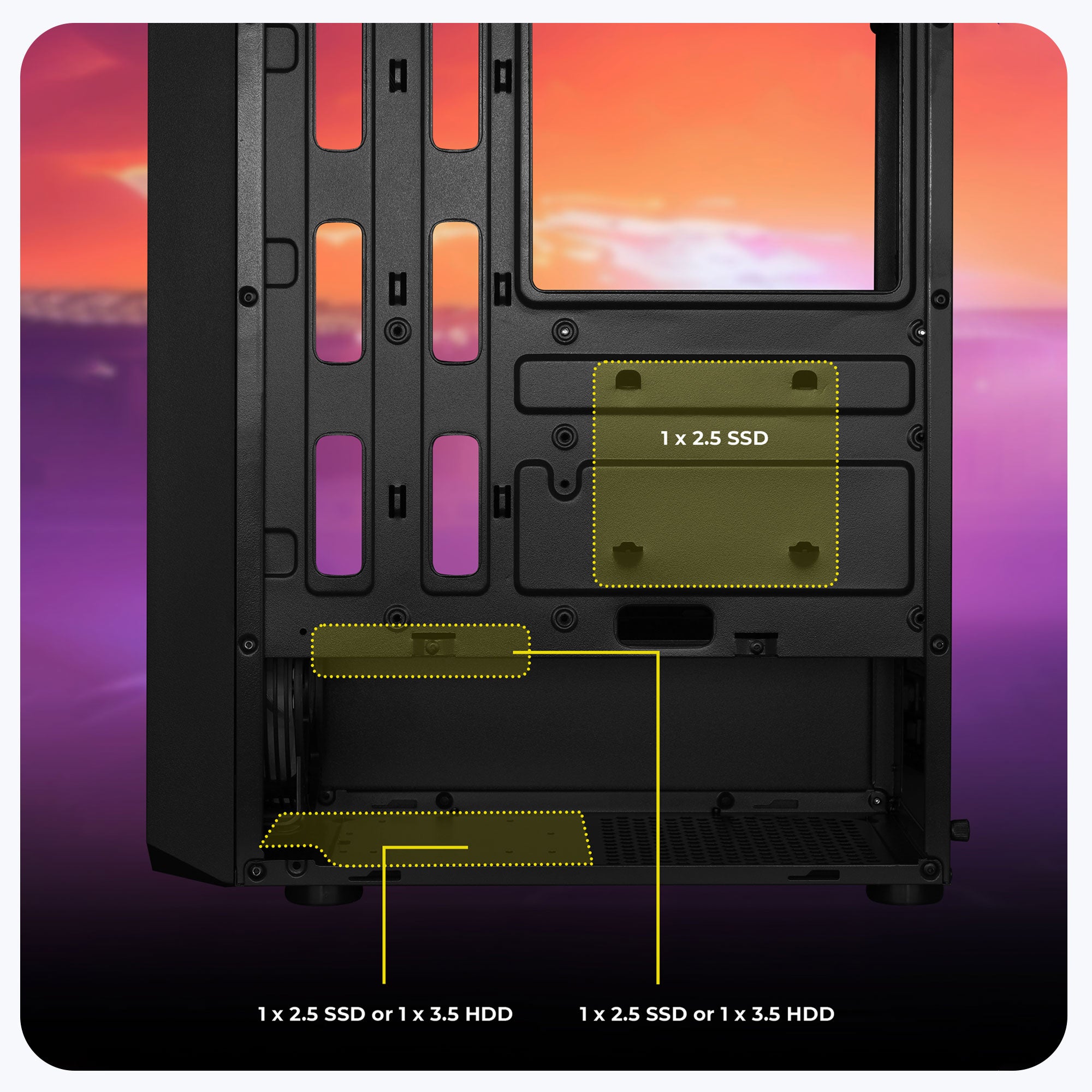 Zeb-Orcus - Gaming Cabinet - Zebronics