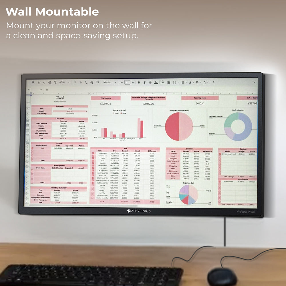 Zebronics PA224 LED Monitor