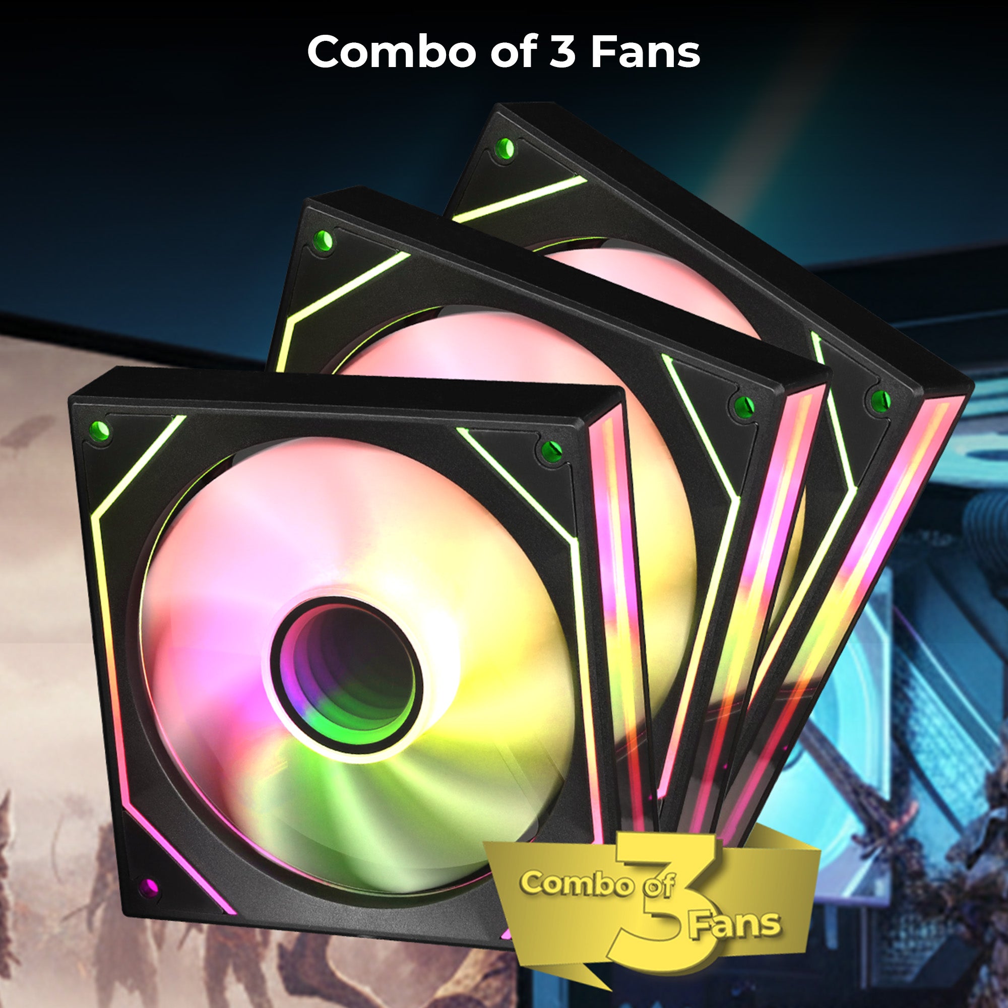 Zebronics PGF700 B/W Premium chassis fan
