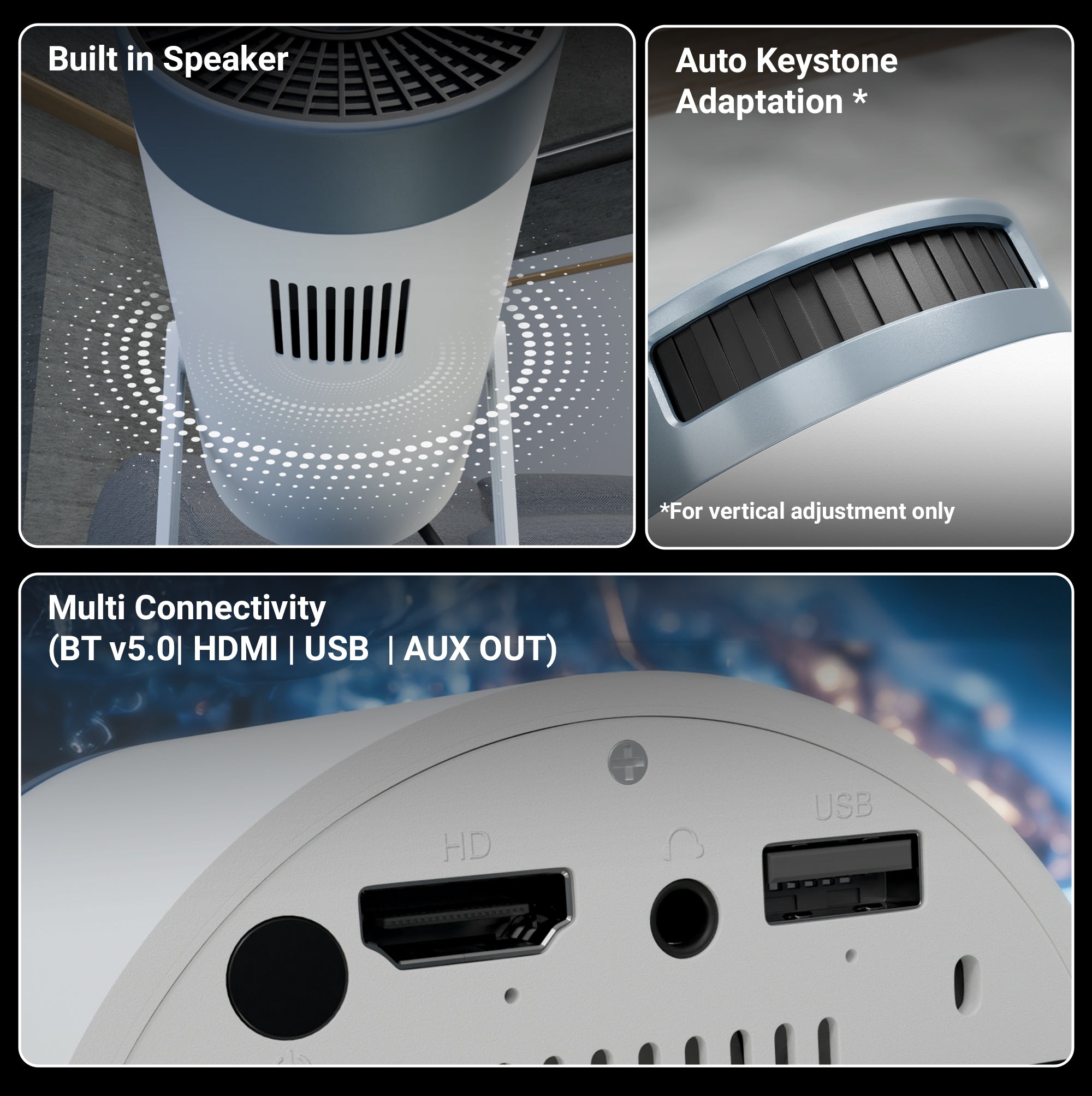 Zeb Pixaplay 62 - LED Projector - Zebronics