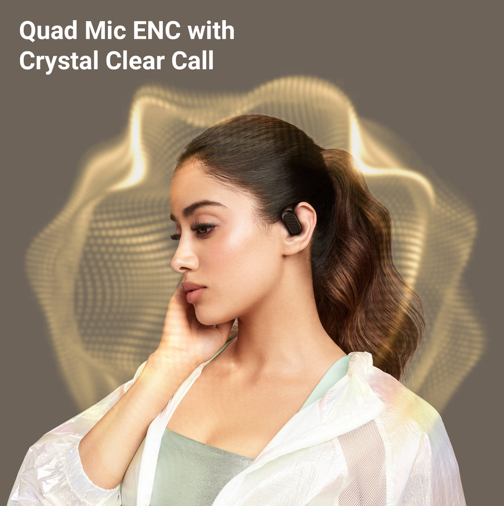 Enclosed O2 Pods Zebronics Pods O2 - Open-ear Wearable Stereo Earbuds