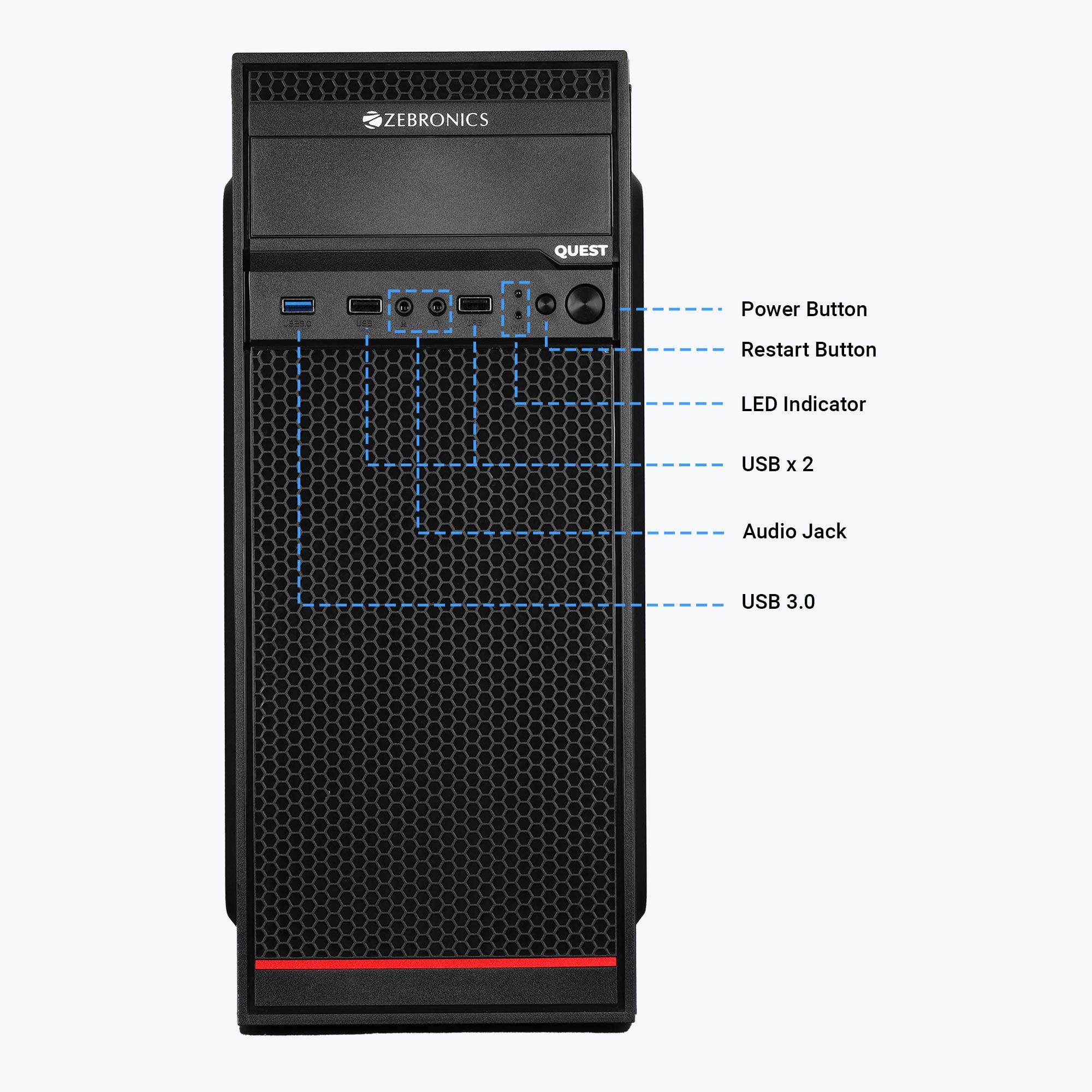 Zeb-Quest - Cabinet - Zebronics