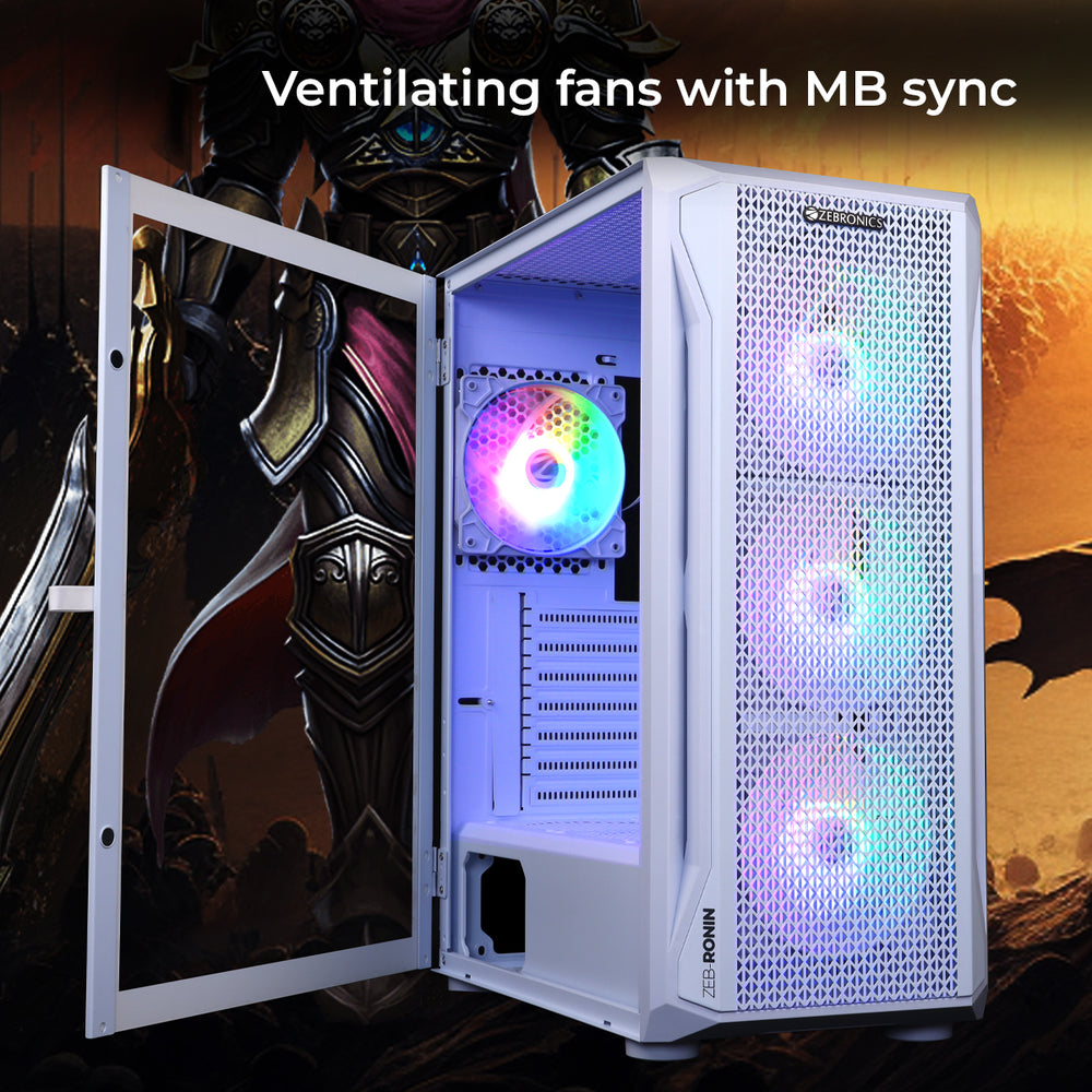 Zebronics Rx580 Zebronics Ronin Premium Gaming Chassis