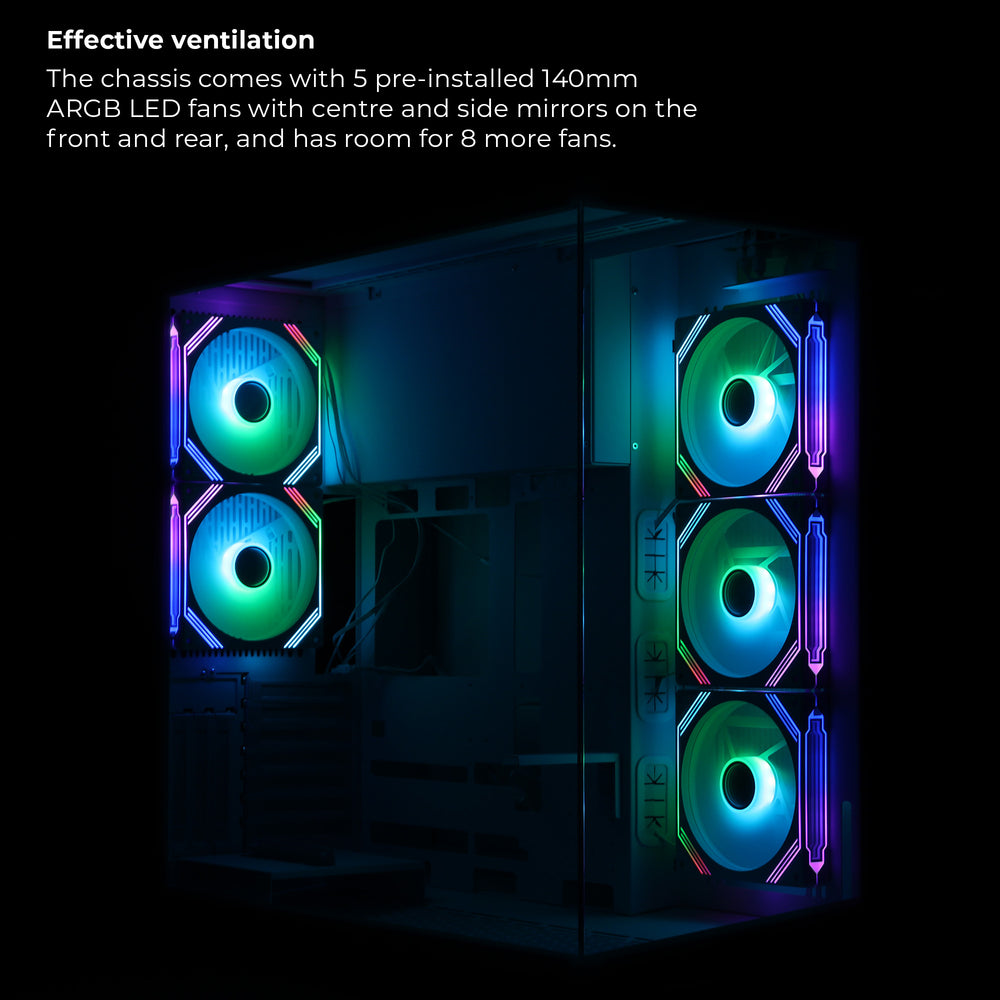 Gamw Shadowcore Zebronics Shadowcore Premium Gaming Chassis