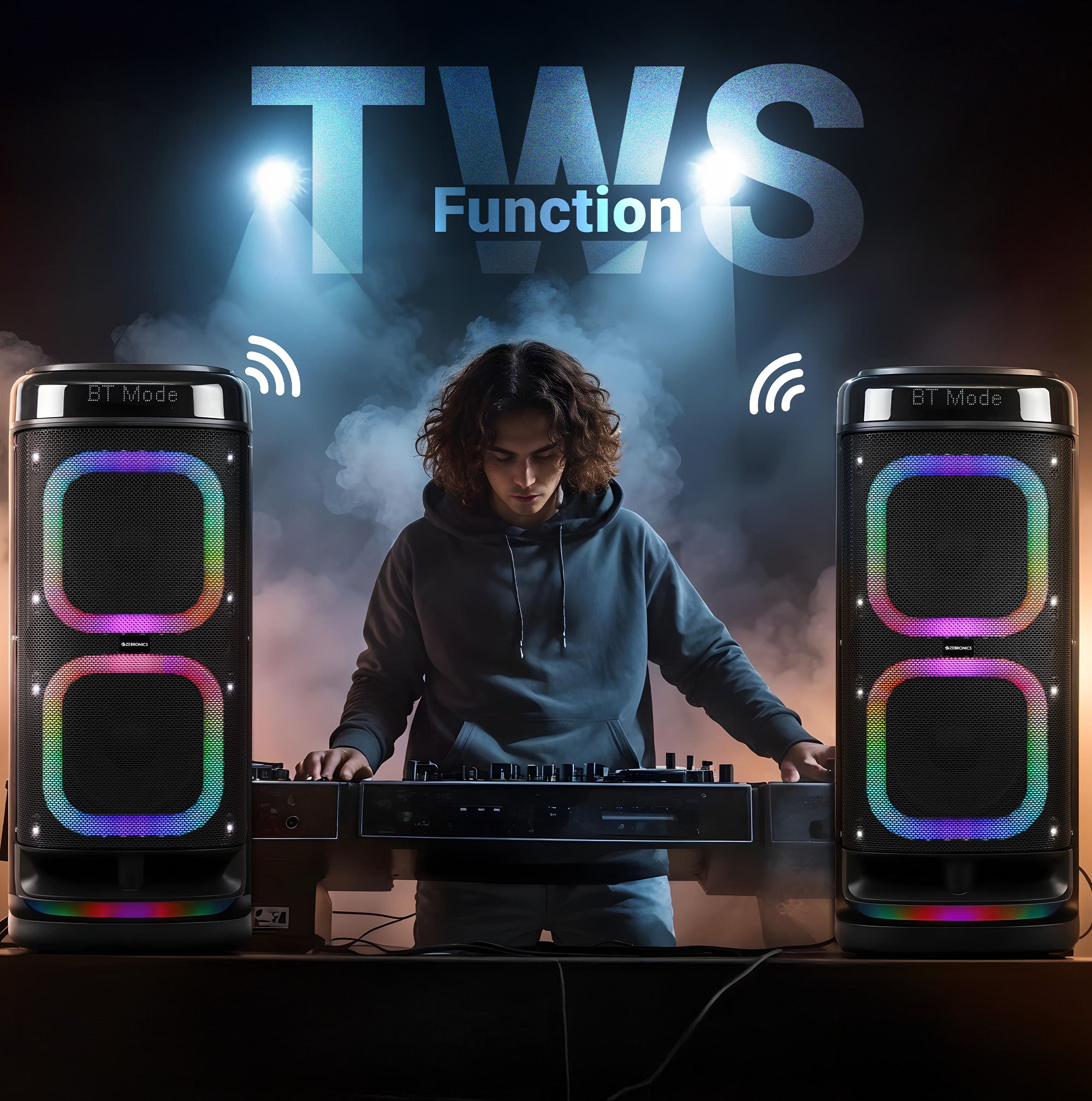 Zebronics Slam DJ speaker TWS function